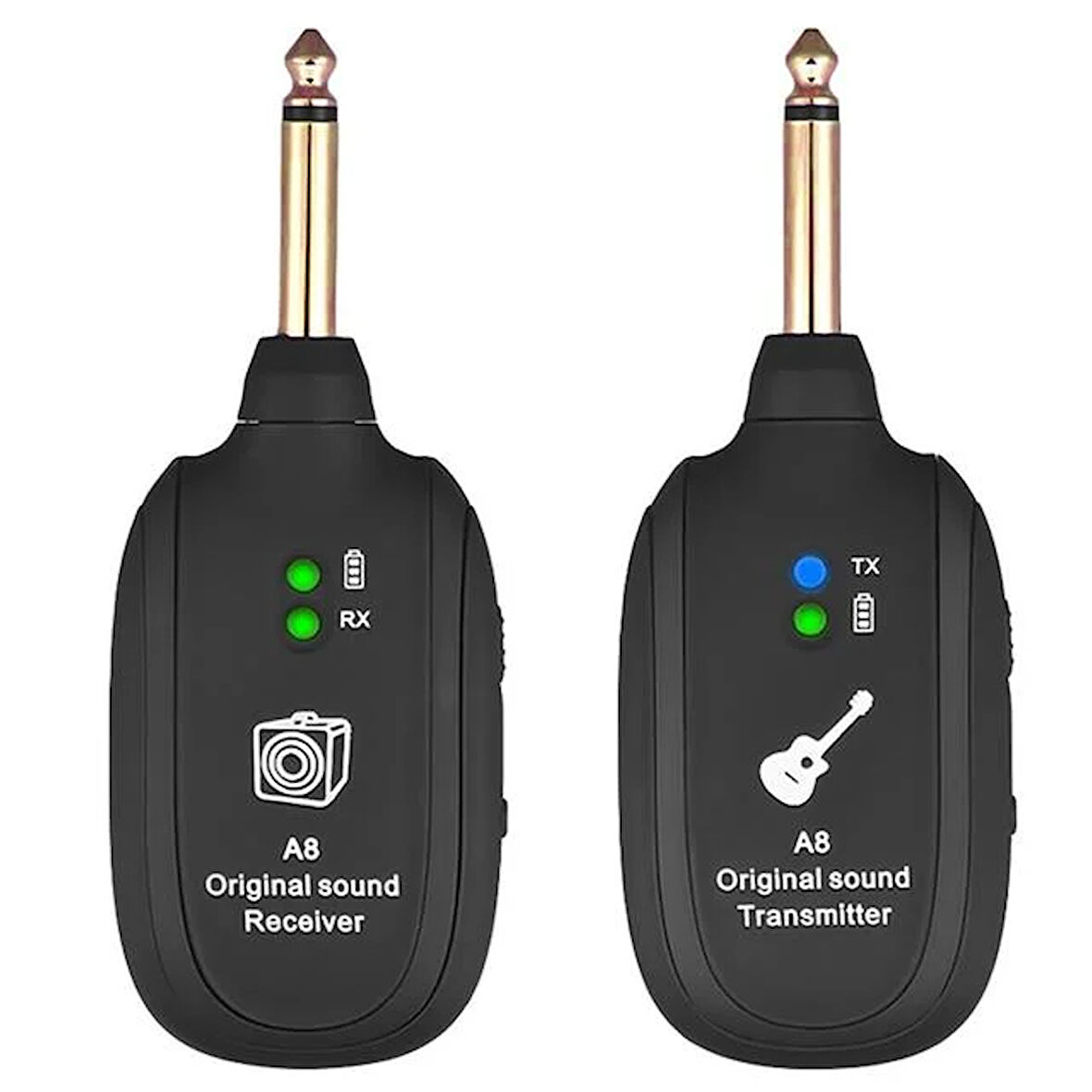 Magicvoice Mv-19583 Uhf Gitar Tip Kablosuz Amfi Ve Enstrüman Kablosuz Mikrofonu Çok Renkli