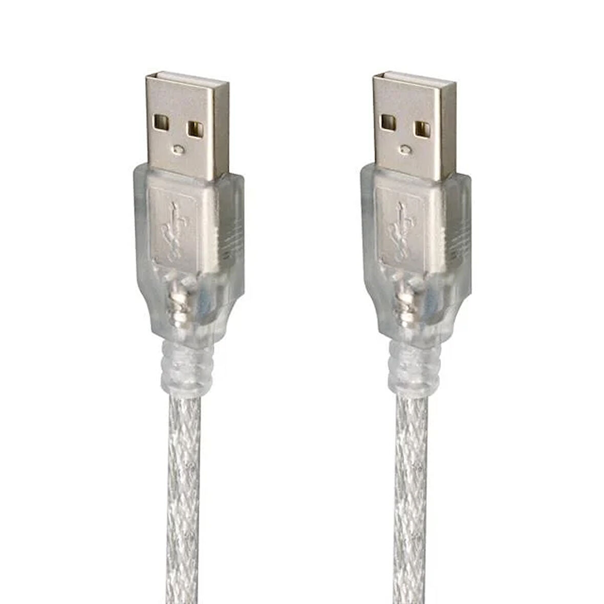 Usb Erkek-erkek Kablo 3 M Şeffaf S-lınk Sl-165m