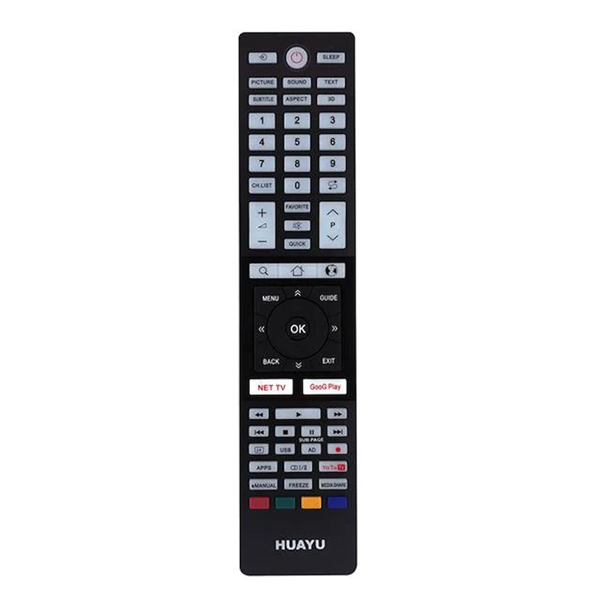 Lcd Led Unıversal Tv Kumanda Huayu Urc1586 Toshıba