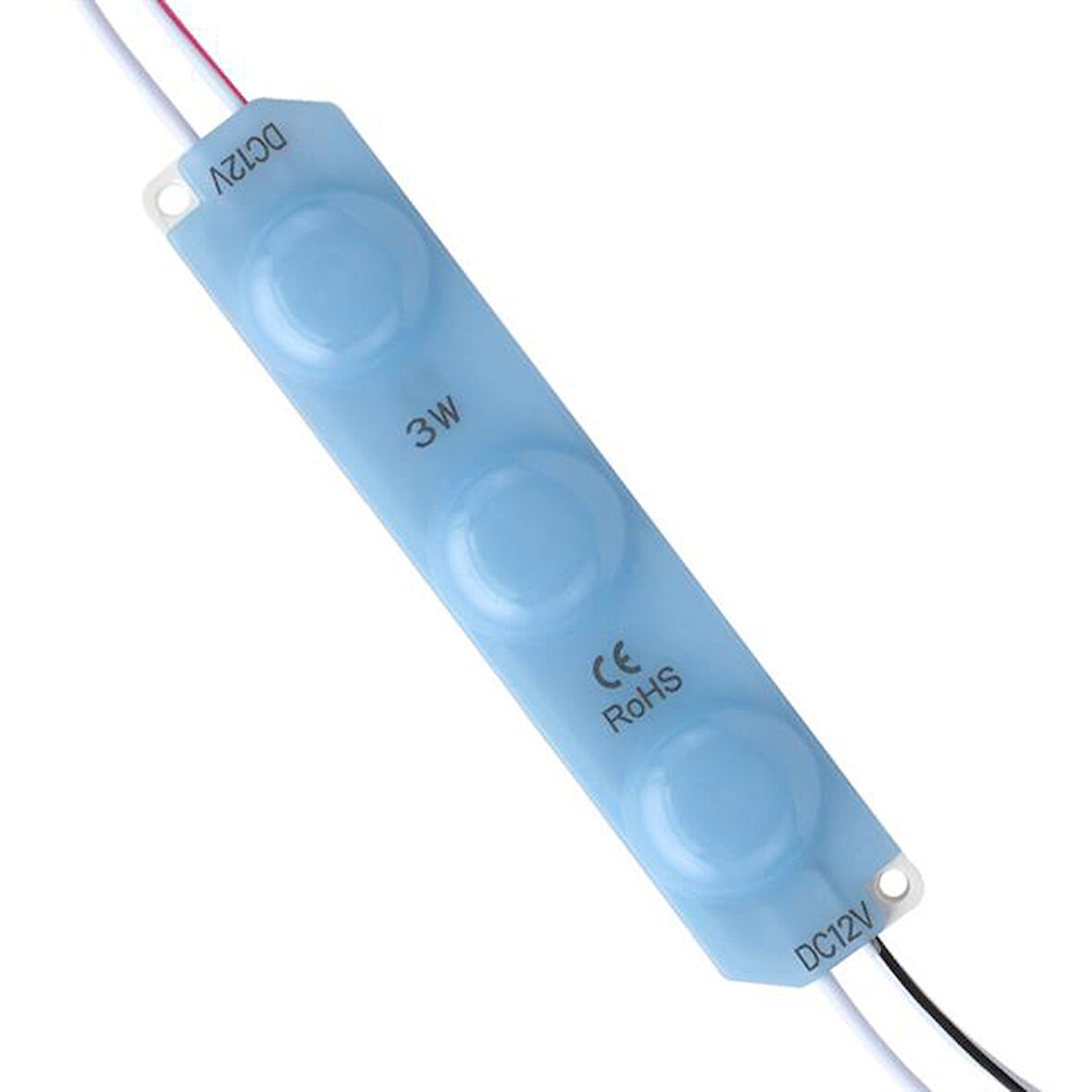 Powermaster 70x15 Mm 2835 Mercek 12v 3w Mavi Modül Led