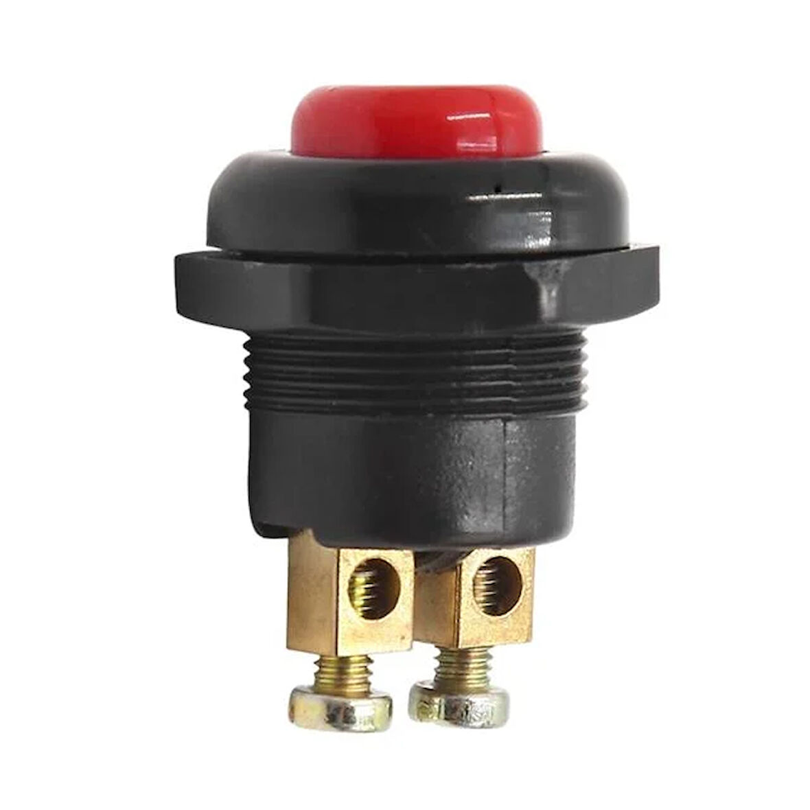 Powermaster 22 Mm Plastik 2p Marş-korna Butonu Kırmızı Ic-180a-1