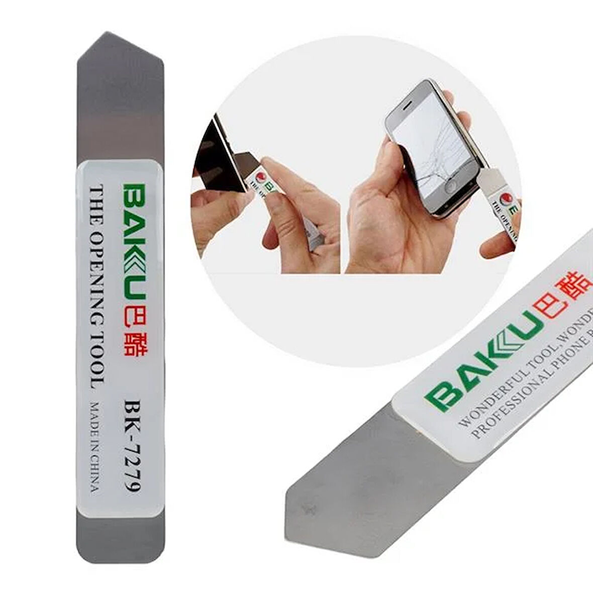 Baku Bk-7279 Kaymaz Paslanmaz Kumanda-cep Telefonu-mp3 Açma Aparatı