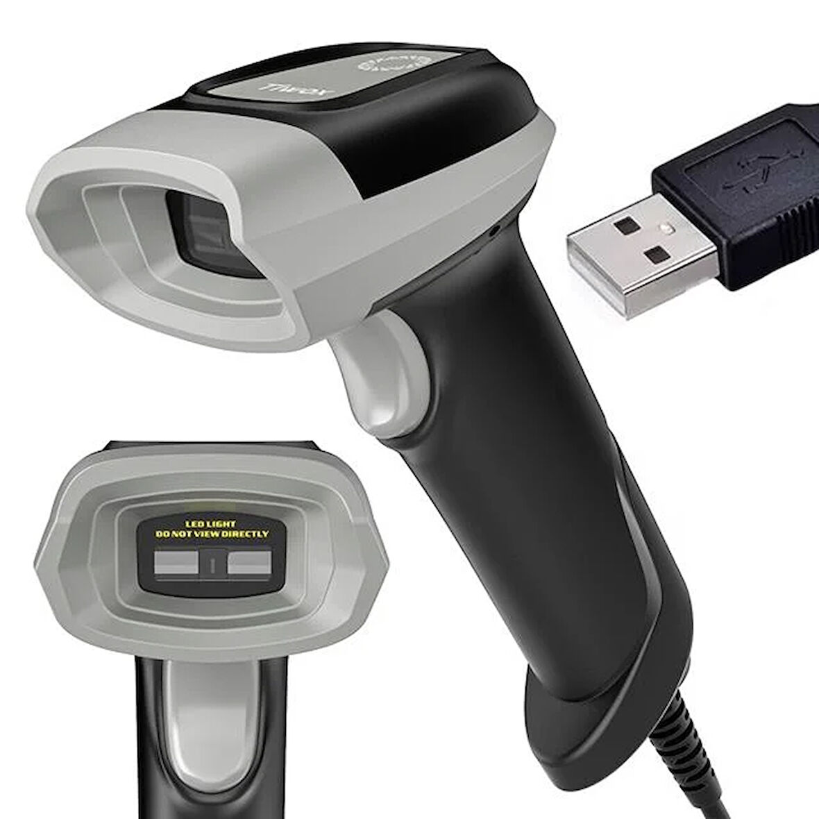 Tiwox Vs-331 Usb 1d Ccd El Tipi Usb Kablolu Barkod Okuyucu