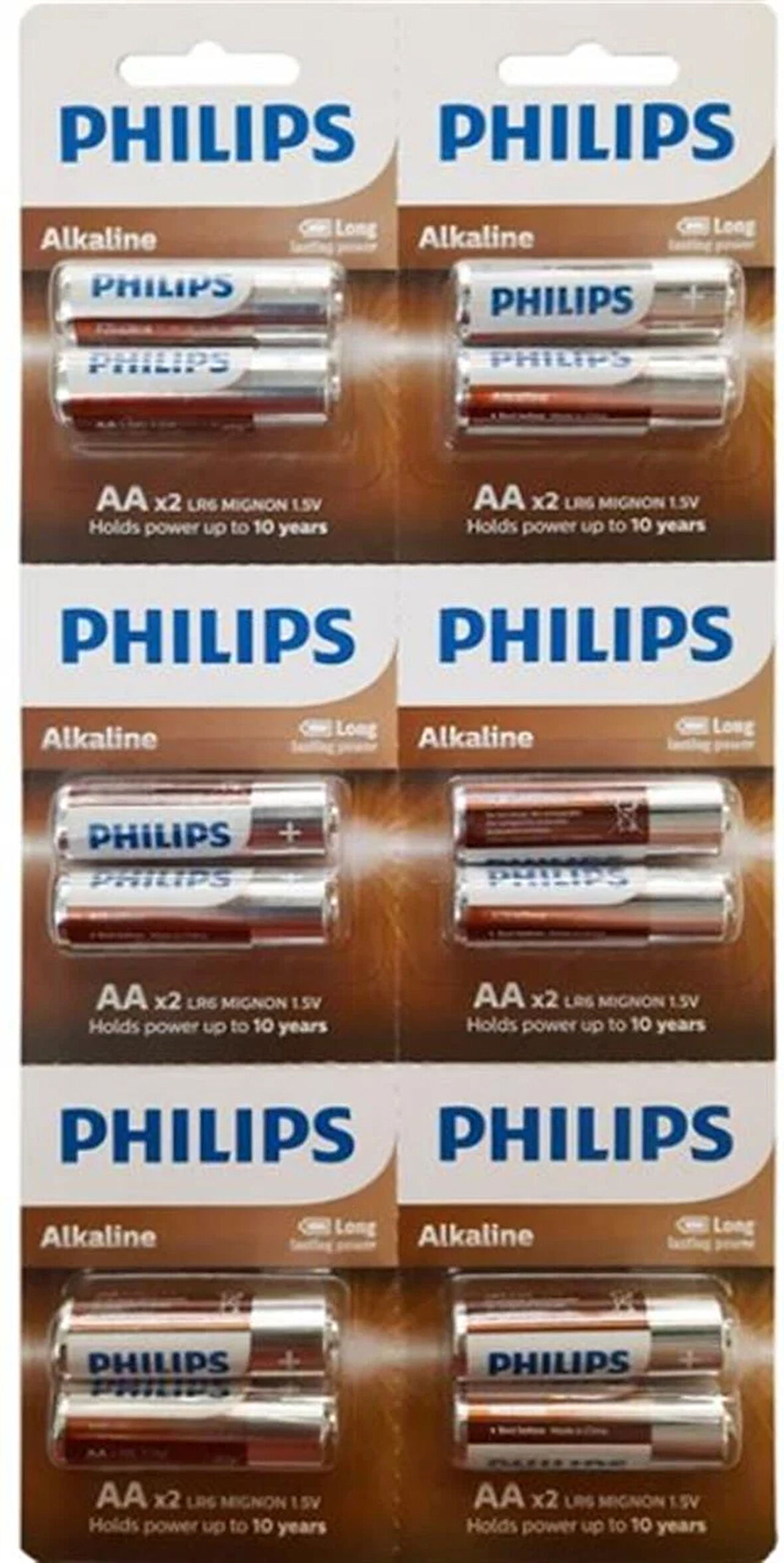 Philips Lr6a12s/10 Alkaline Pil Aa 12li 6x2