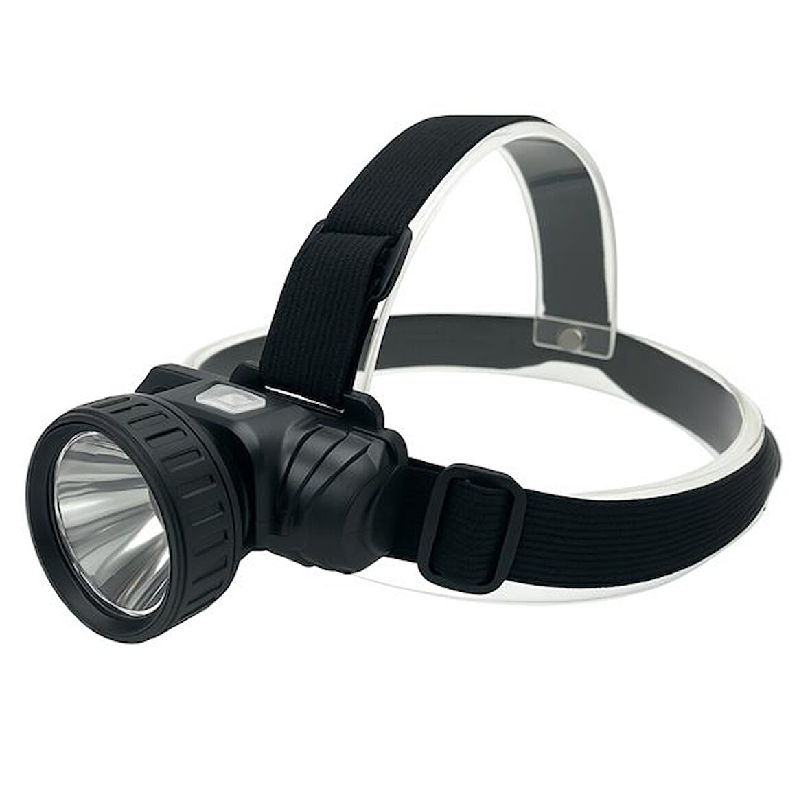 Powermaster 1 Ledli Şarjlı Kafa Feneri Yj-1836 Siyah