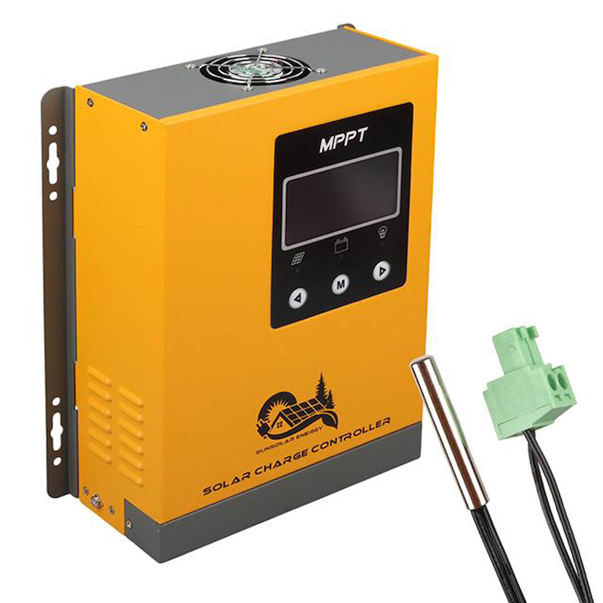 Sunsolar Mpk60 Mppt Solar Şarj Kontrol Cihazı 60a 12v/24v/36v/48v Otomatik 250v Maksimum Pv Lcd Ekranlı Rs485 Portlu