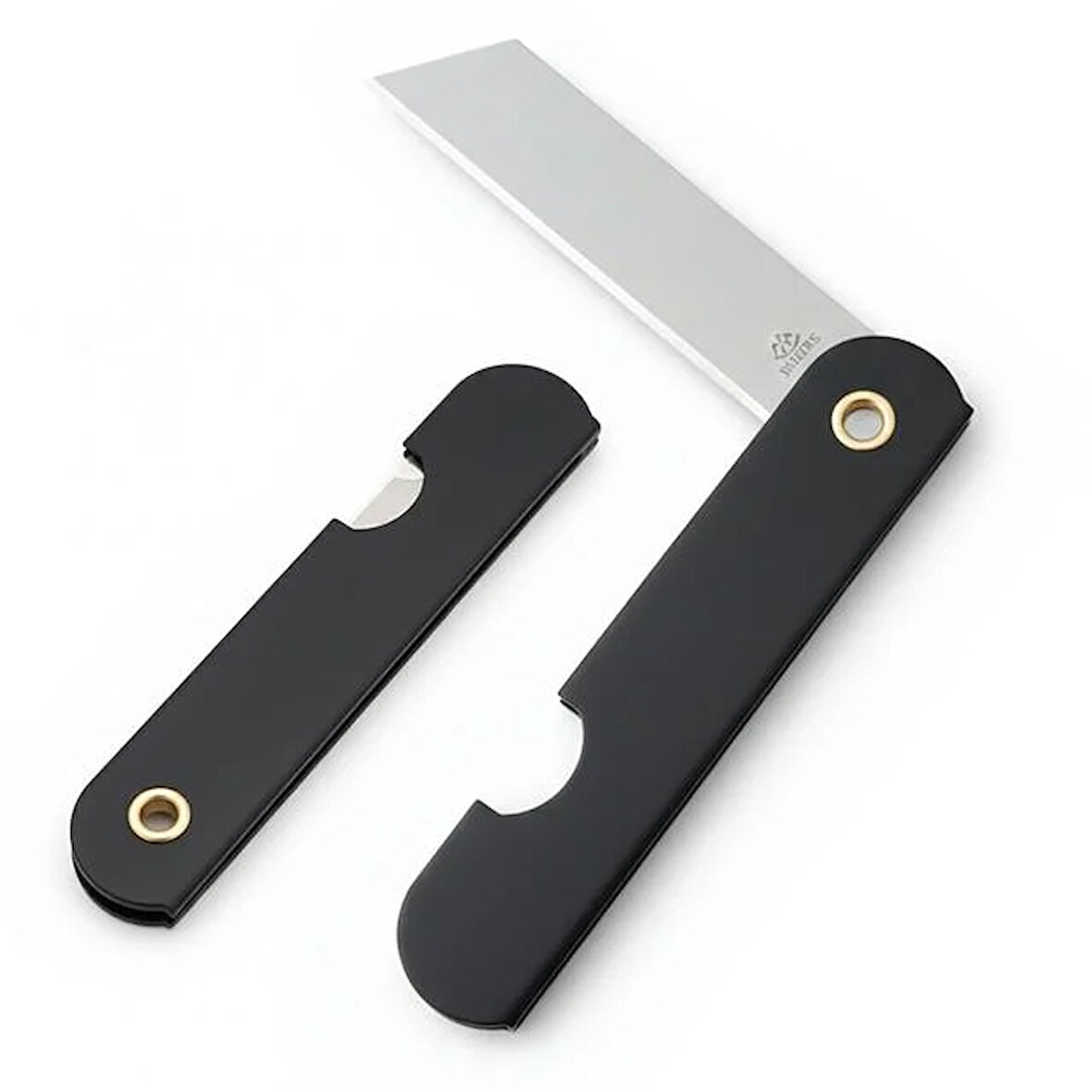 Powermaster Pm-28646 Tekli Katlanır Falçata Maket Bıçağı Küçük Paslanmaz Çelik Siyah