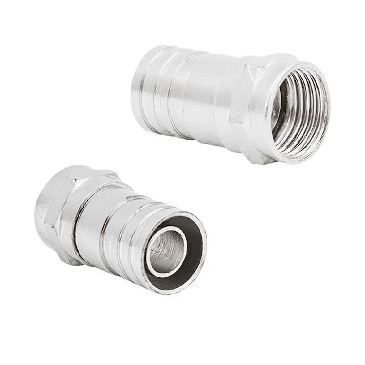 F Konnektör Sıkmalı Rg6 Kısa Tip-185410