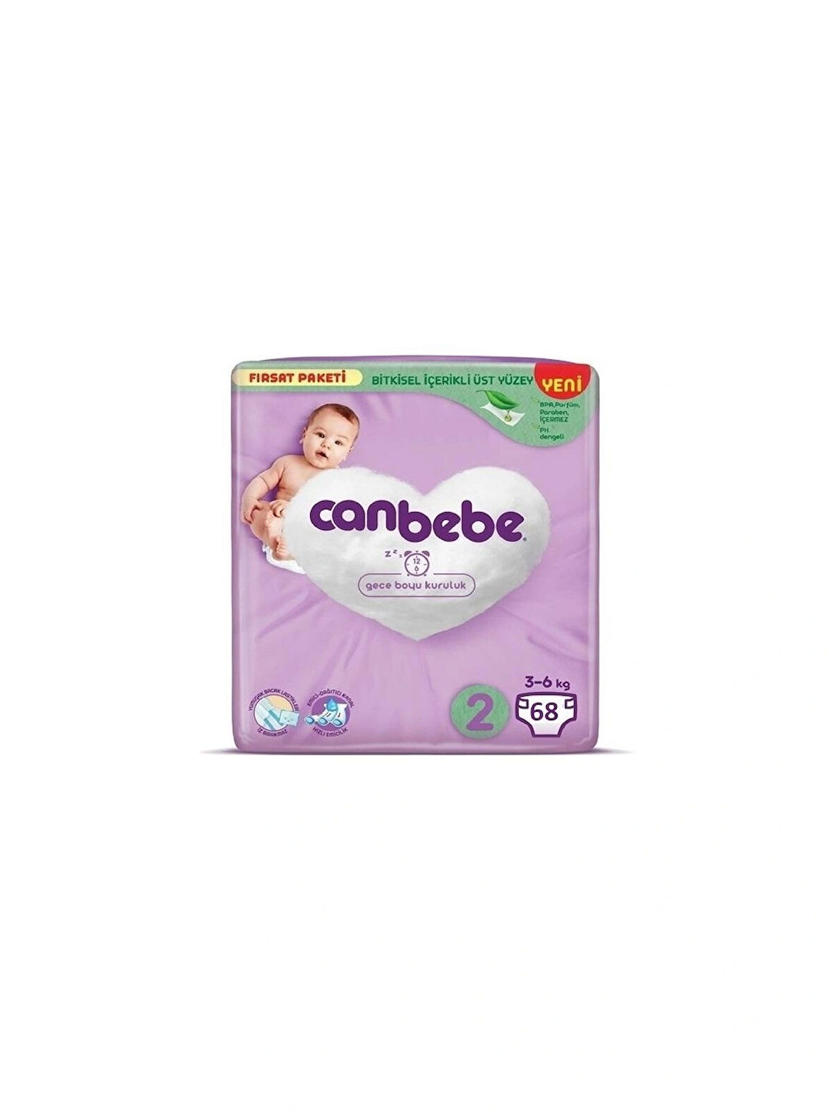 Canbebe Bebek Bezi Fırsat Paketi 2 No