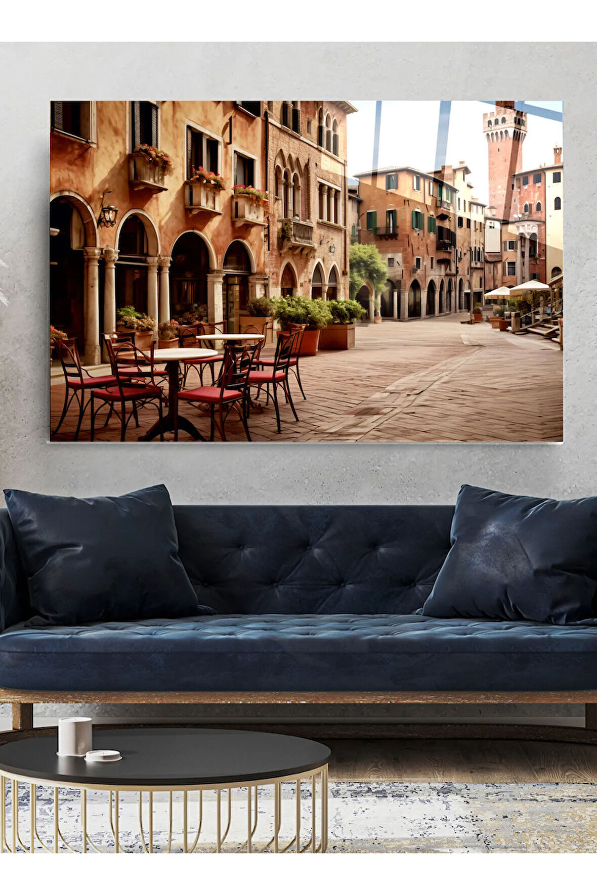 İtalya Cam Tablo, Dekoratif Cam Tablo