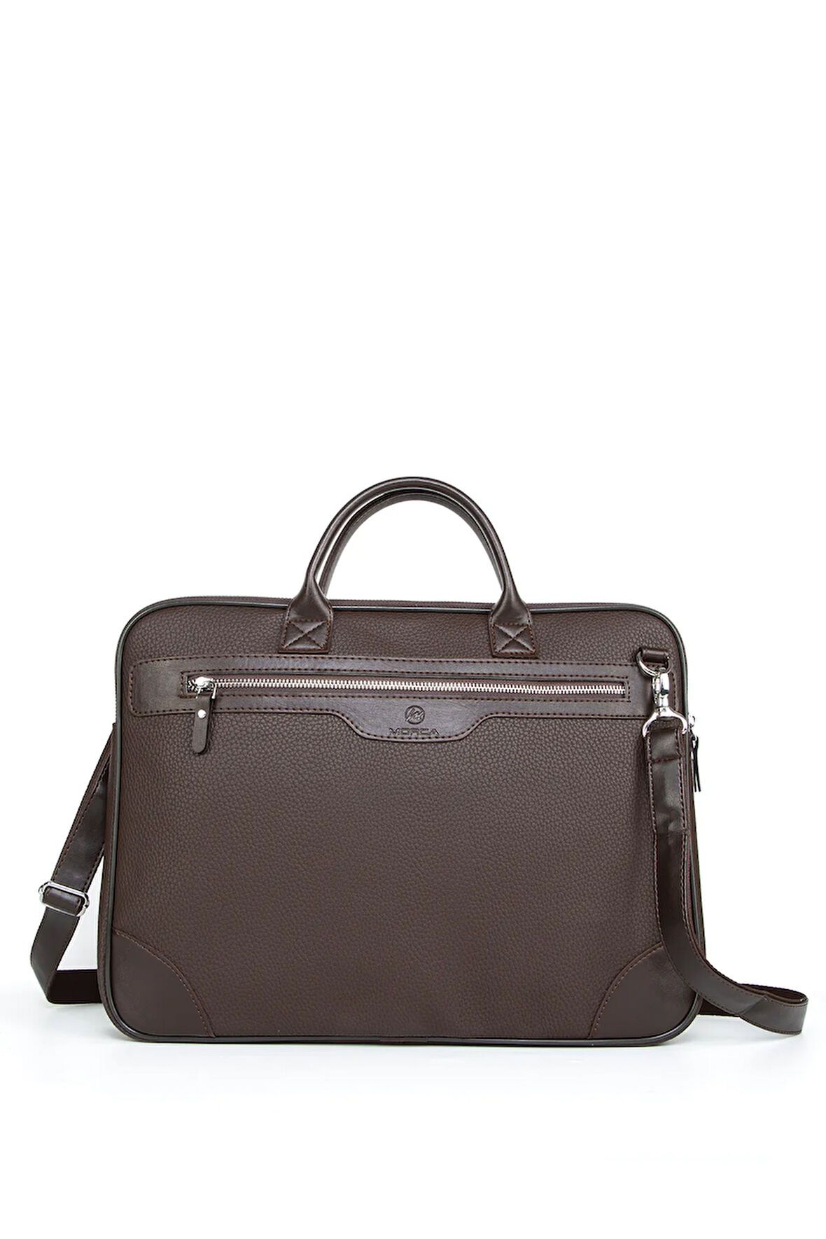 Kahve Renkli 14"-15.6" Laptop ve Evrak Taşıma Çantası