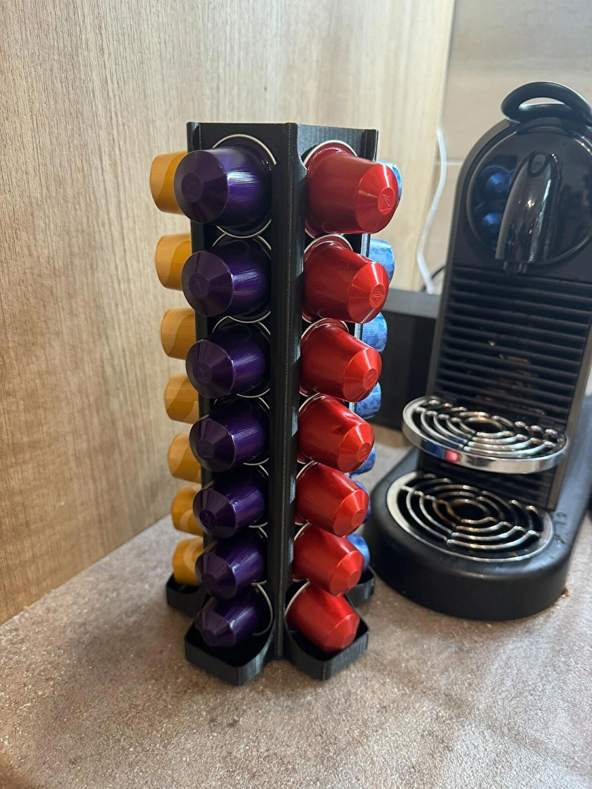 Just3dprintings Nespresso Kapsül Tutucu Yuvarlak