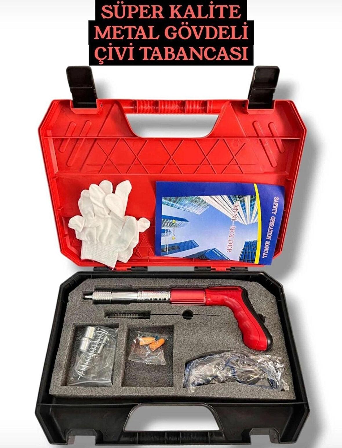 ÇİVİ TABANCASI METAL GÖVDE BARUTLU