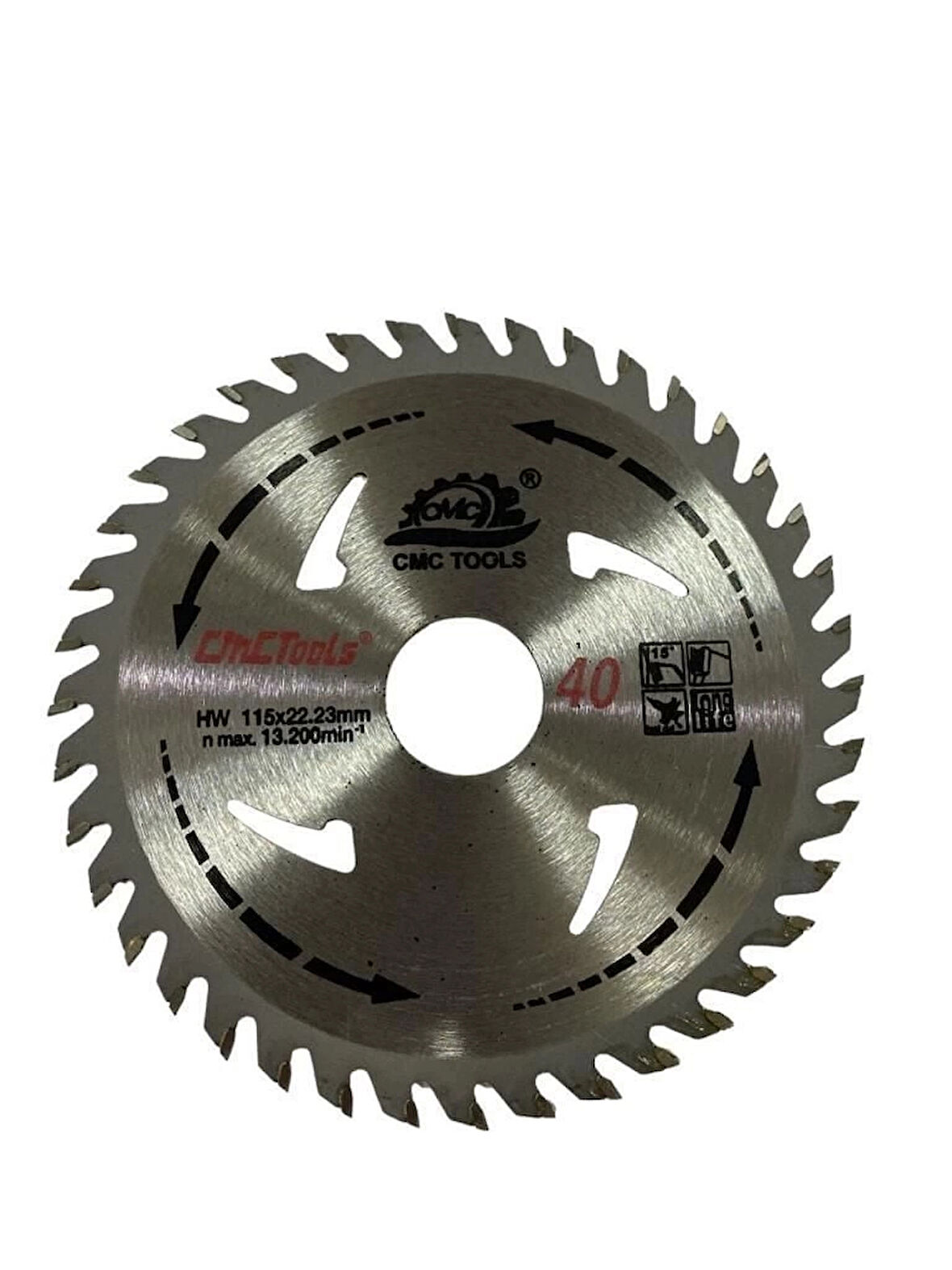 CEYLAN ADAM CMC 4180 Elmas Daire Testere 115X22,2 mm 40 Diş