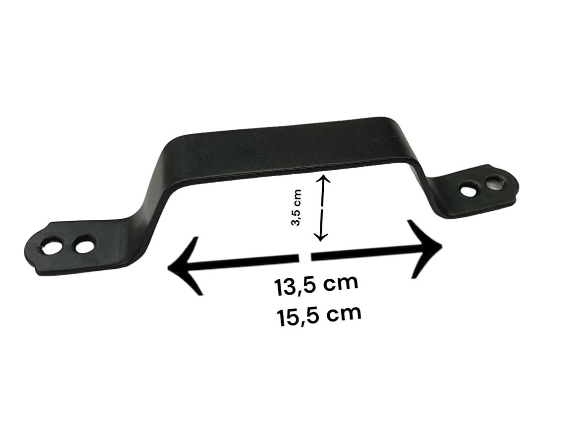 Demir Doğrama Kulp Siyah Kaplama