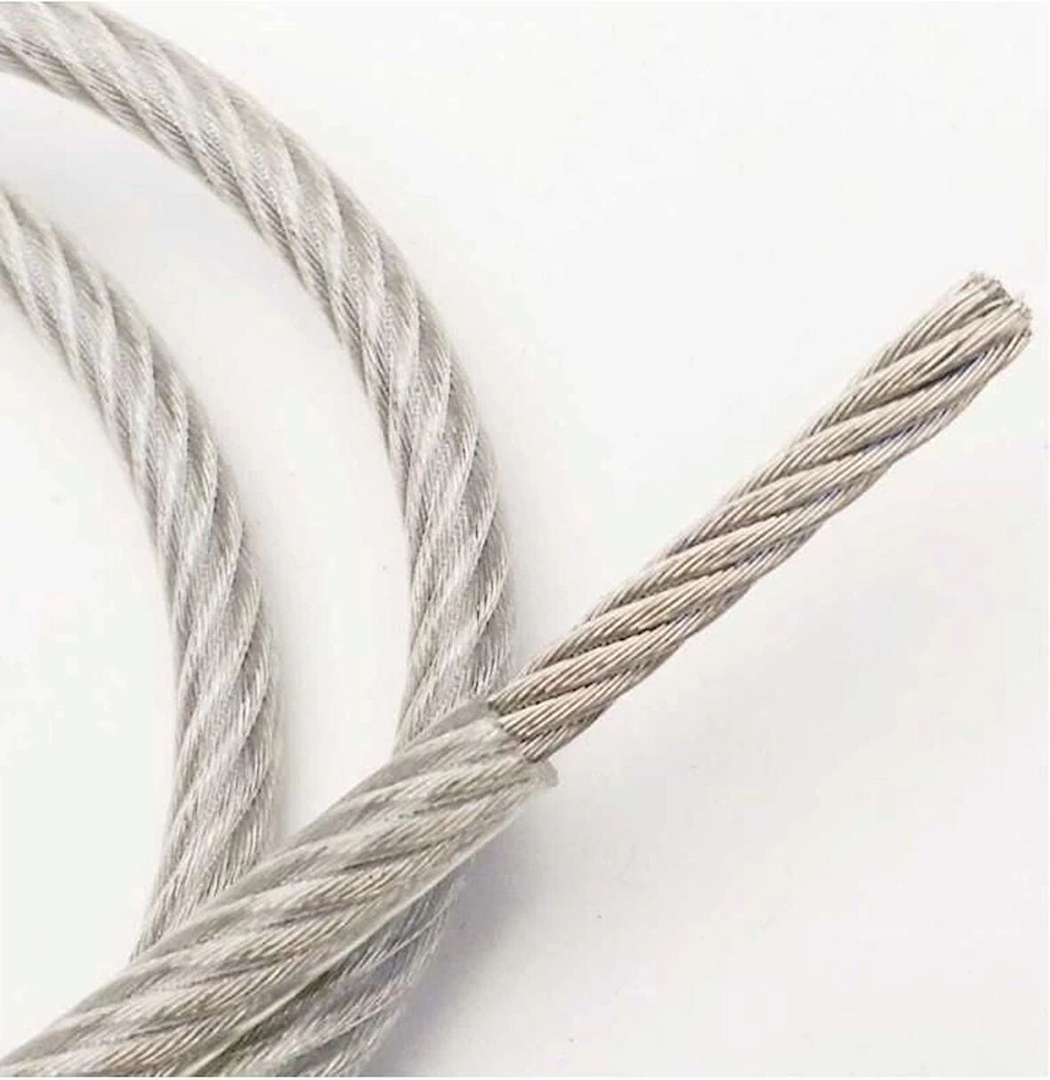 İzoleli Çelik Halat 2 mm 10 Metre