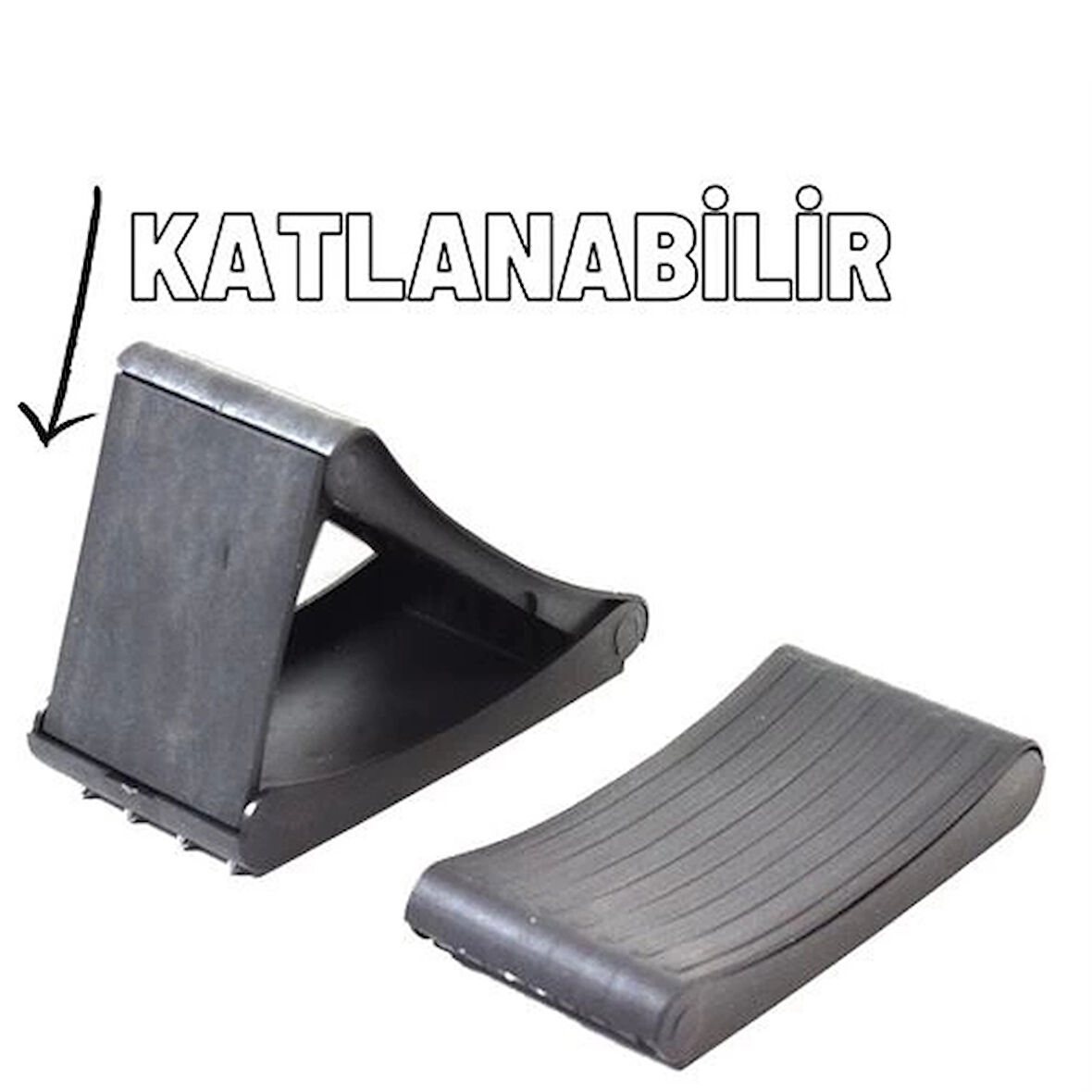 CEYLAN ADAM  Çivili Katlanabilir Kayma Önleyici Katlanır Takoz