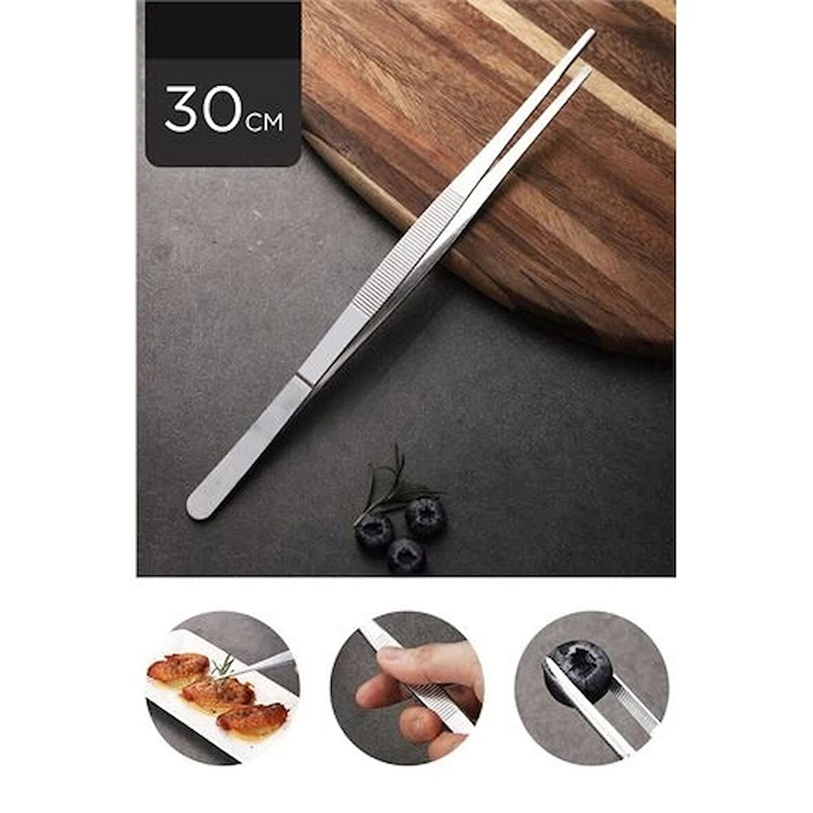 CEYLAN ADAM Çelik Cımbız Maşa A.Milano Design