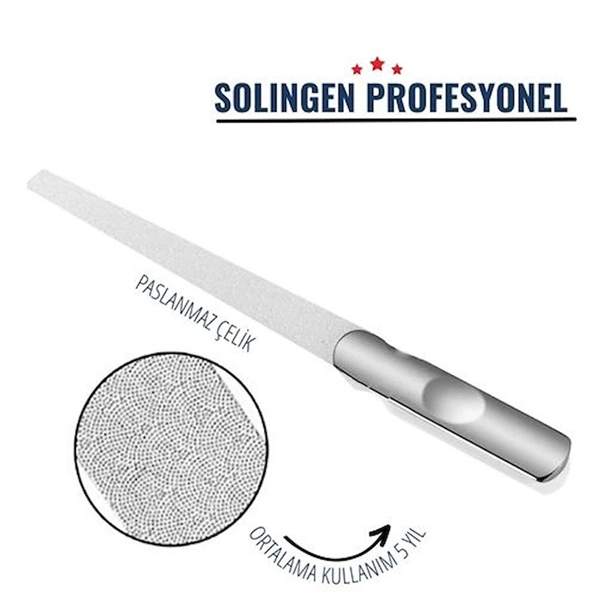 CEYLAN ADAM  Tırnak Törpüsü Paslanmaz Çelik Solingen Profesyonel