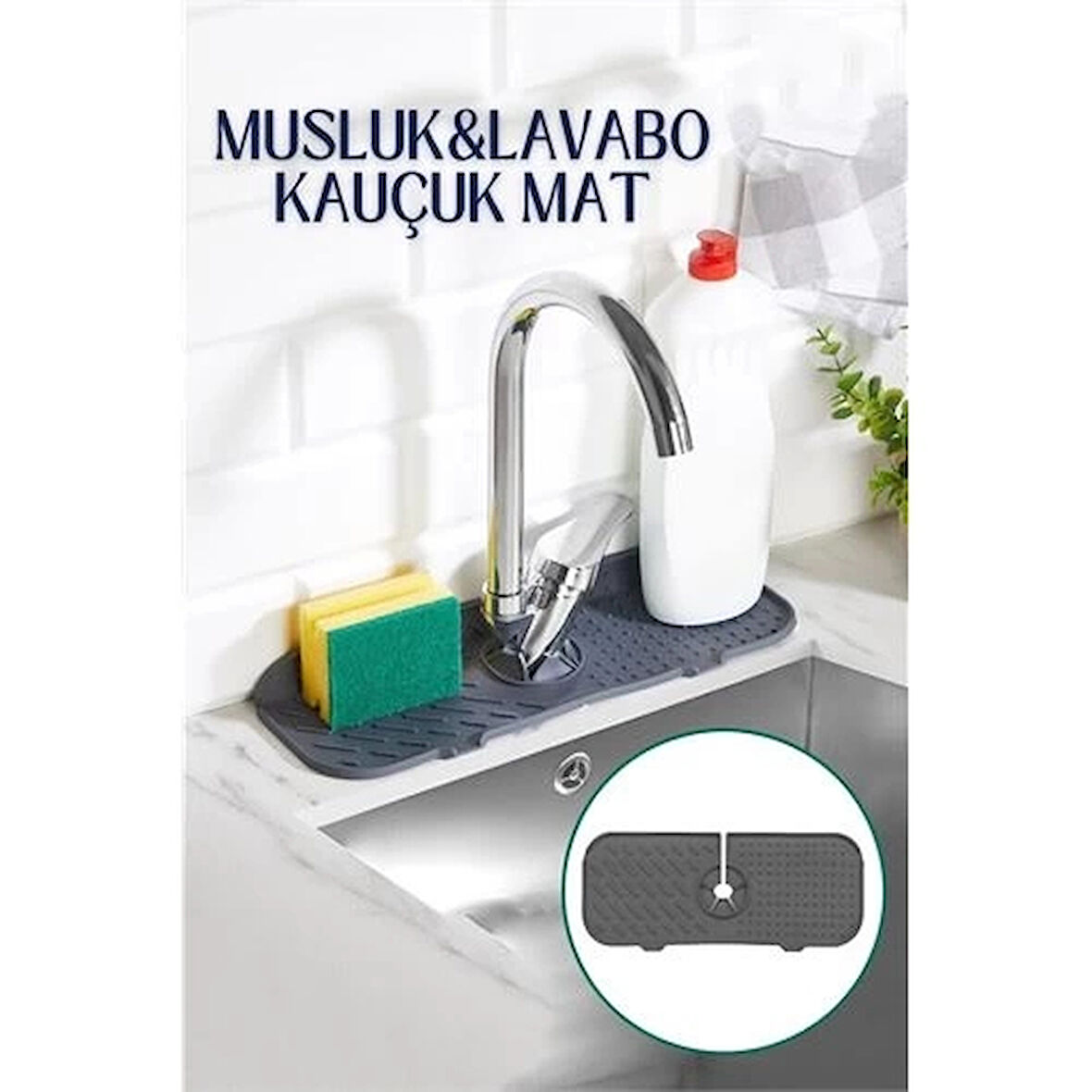 CEYLAN ADAM Silikon Lavabo Batarya Matı