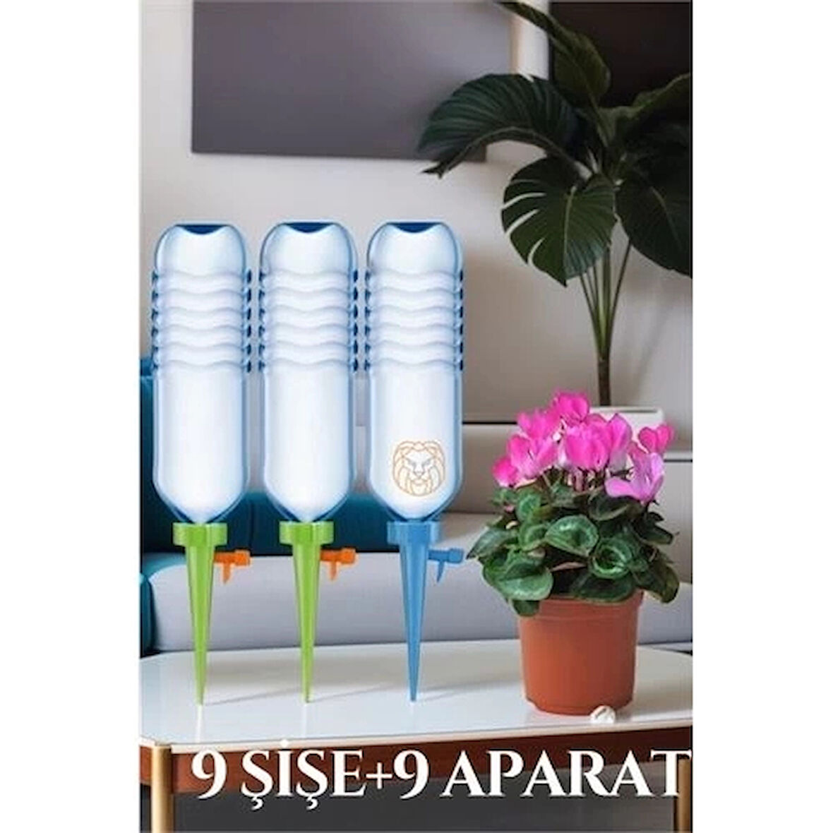 CEYLAN ADAM  Çiçek Damlama Sulama Şişe Aparat 18 li set Seti