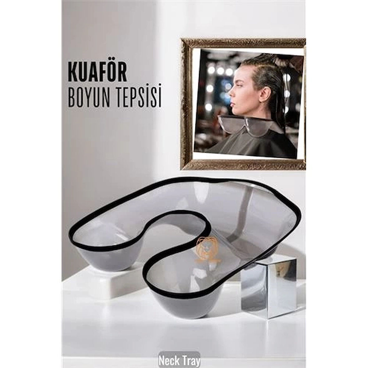CEYLAN ADAM  Kuaför Boyun Tepsisi Perma Boya Giysi Koruyucu