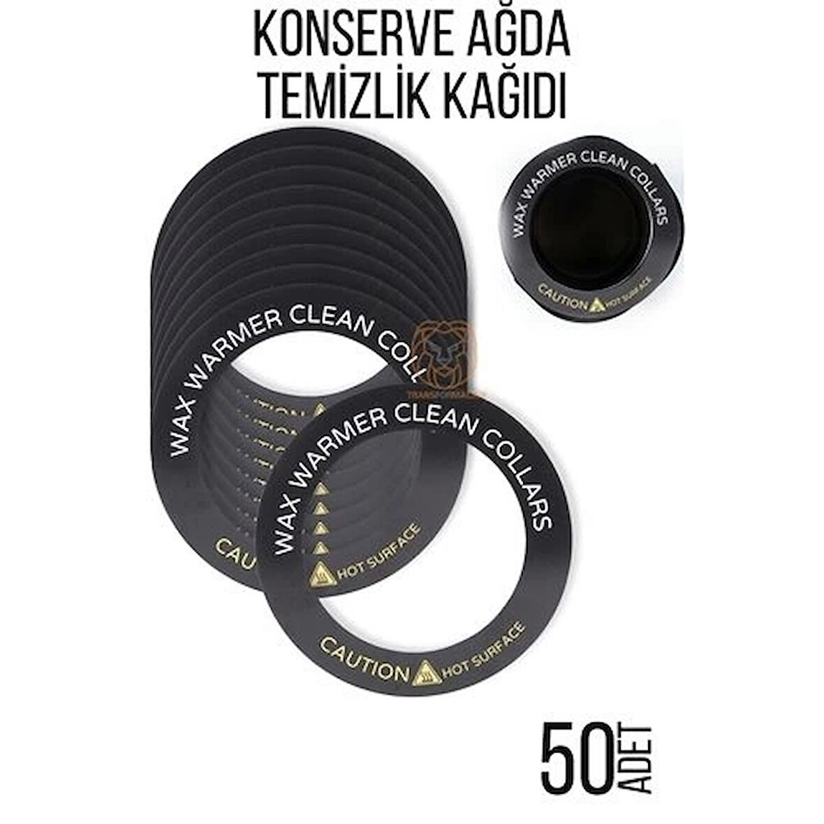 CEYLAN ADAM  Konserve Ağda Koruyucu Karton Temizlik Kağıdı 50 Adet