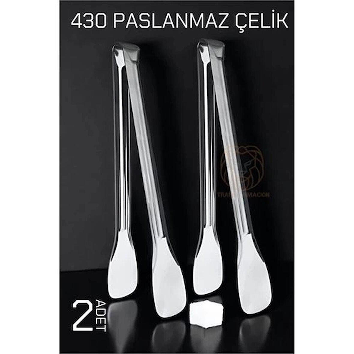 CEYLAN ADAM Mini Şeker Maşası Paslanmaz Zazzeri Classic 2 ADET