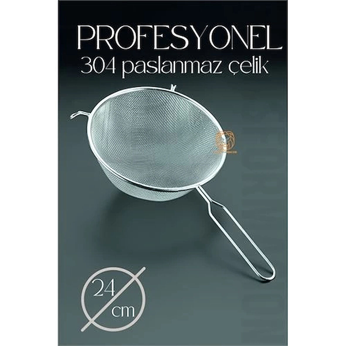 CEYLAN ADAM 24 Cm Süzgeç 304 Paslanmaz Çelik