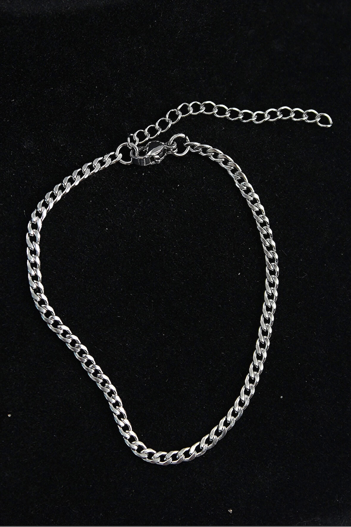 CEYLAN ADAM 316L Çelik İnce Klasik Model Gümüş Renk Erkek Bileklik