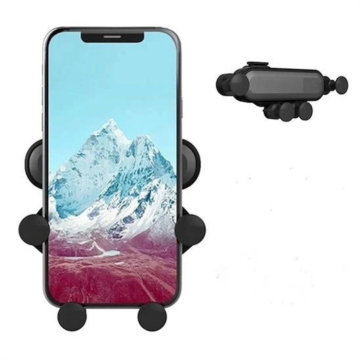 CEYLAN ADAM  4 Nokta Destekli Araç İçi Cep Telefonu Sabitleyici Tutucu Aparat