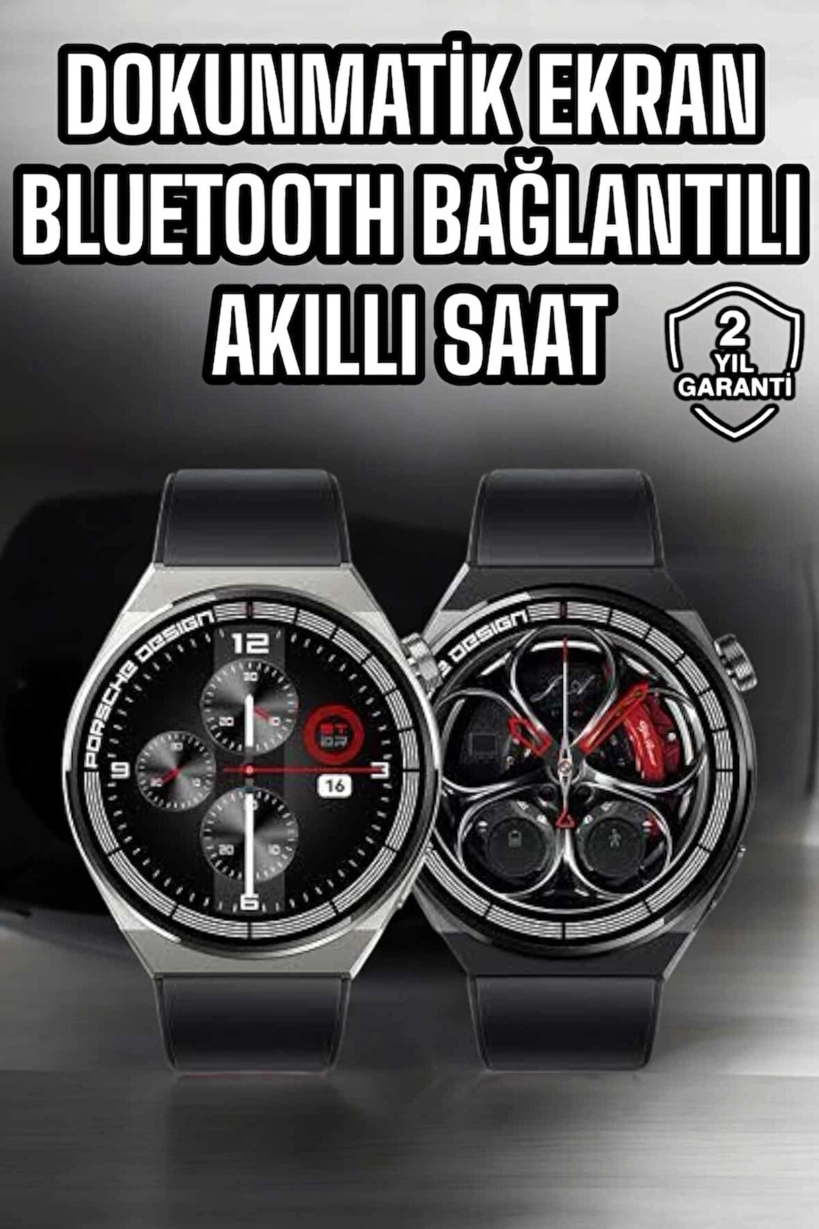 CEYLAN ADAM Akıllı Saat Dokunmatik Ekran Sesli Görüşme ve Bildirim Görme Sağlık Takibi