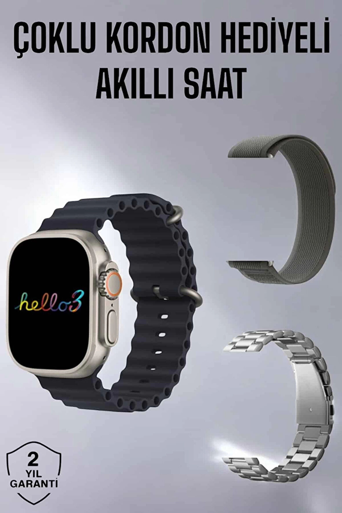 CEYLAN ADAM Akıllı Saat Yeni Nesil Bluetooth Bağlantılı Uyku Sağlık Takibi GPS Ve NFC Uyumlu