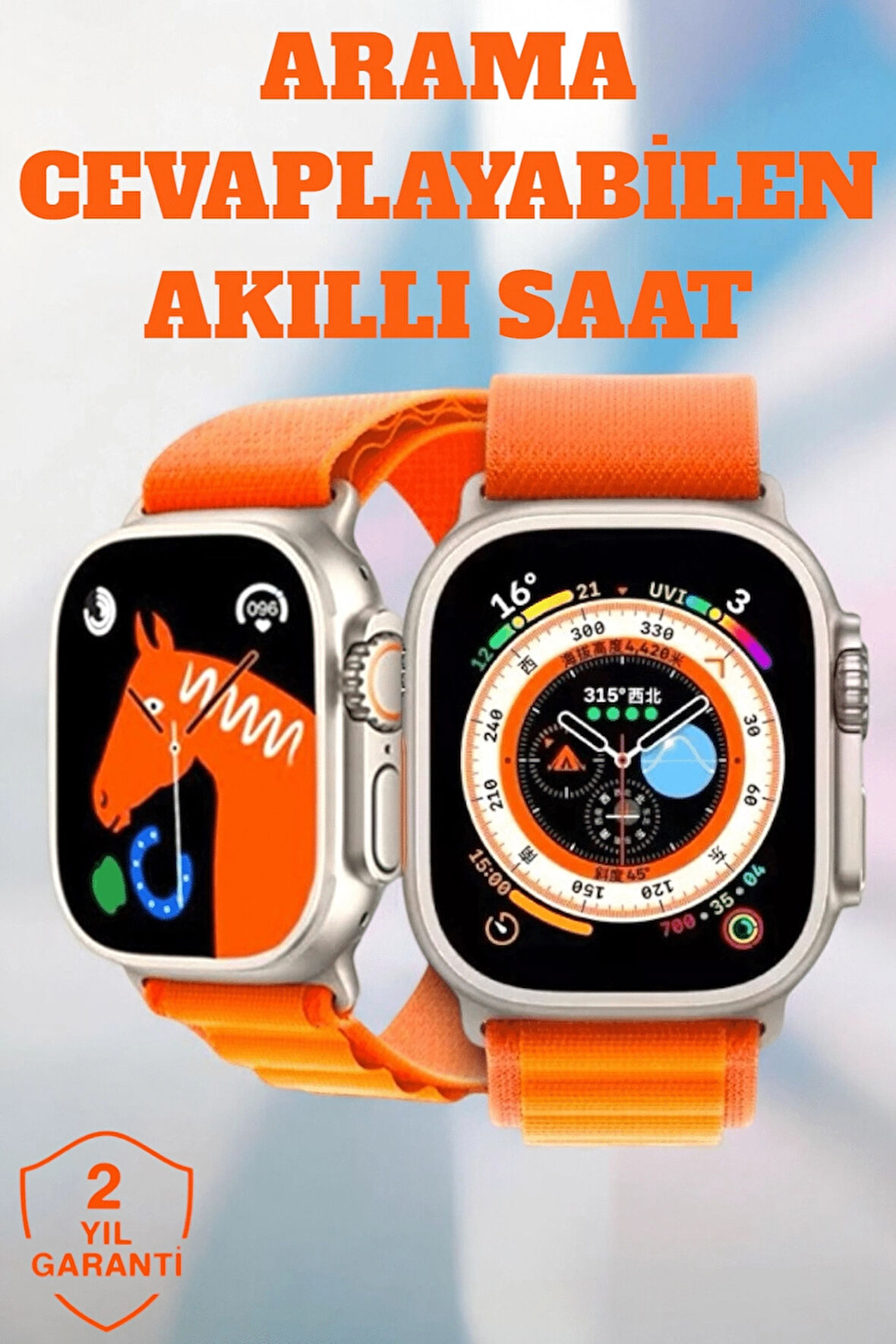 CEYLAN ADAM Uyku ve Nabız Takipli, Wireless Şarjlı Akıllı Saat Android ve iOS Uyumlu