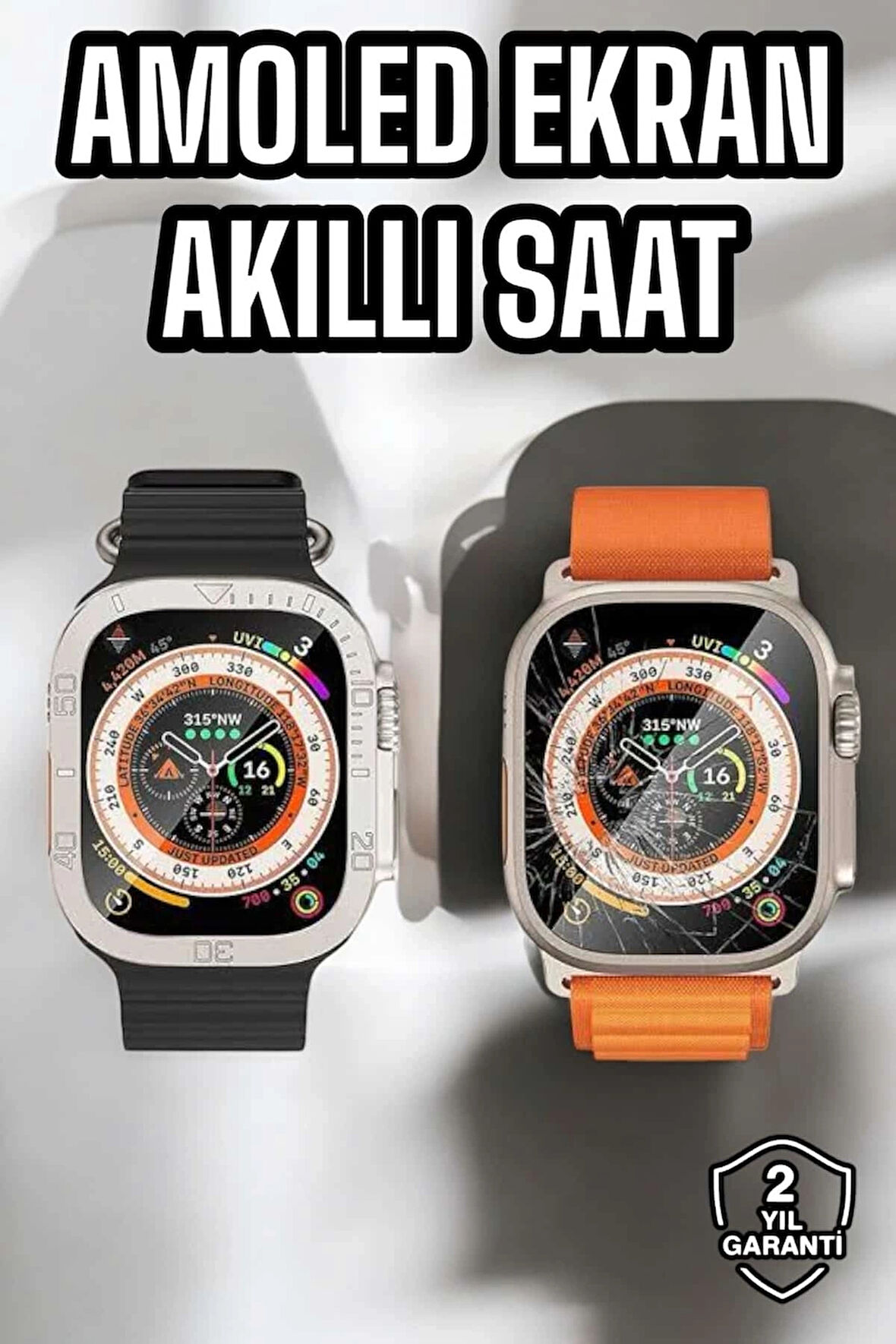 CEYLAN ADAM Akıllı Saat NFC ve GPS Uyumlu Uyku ve Sağlık Takibi Sesli Görüşme