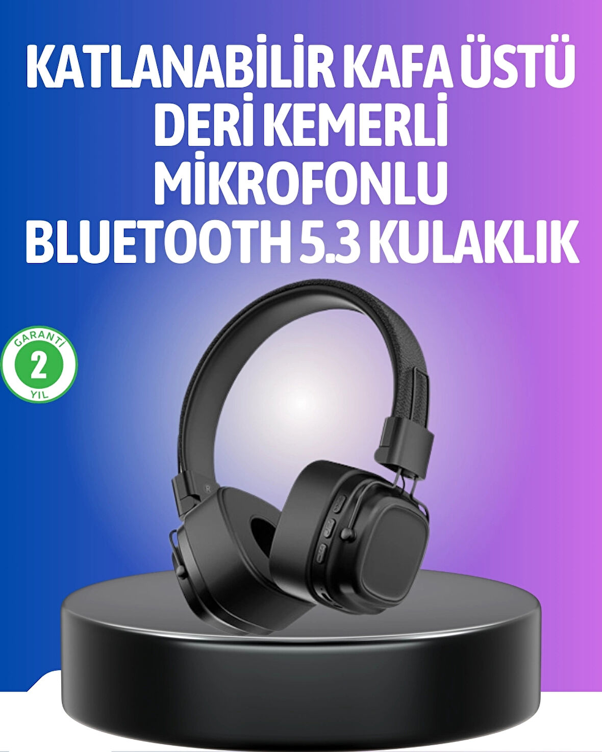 CEYLAN ADAM Uzun Süreli Rahat Kullanım İçin Kablosuz Bluetooth Kulaklık