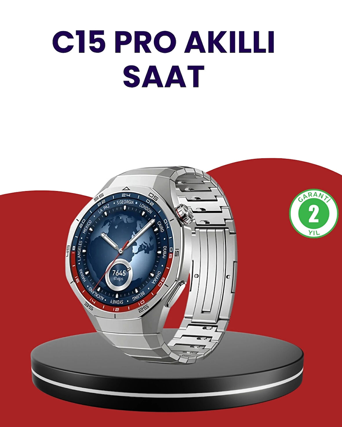 CEYLAN ADAM Adım Sayar ve Uyku Takip Özellikli Akıllı Saat