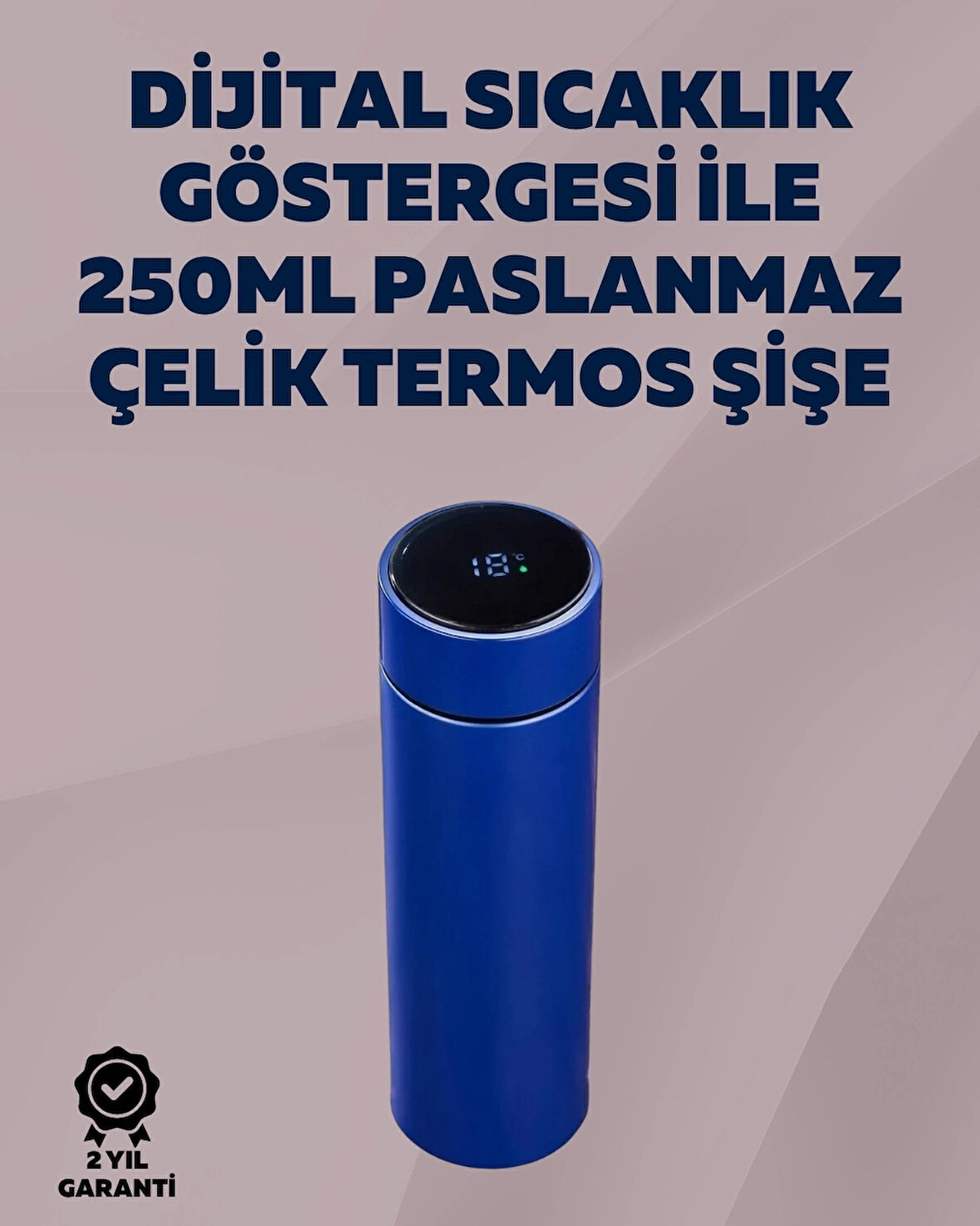 CEYLAN ADAM Yüksek Isı Korumasına Sahip Taşınabilir Çelik Termos