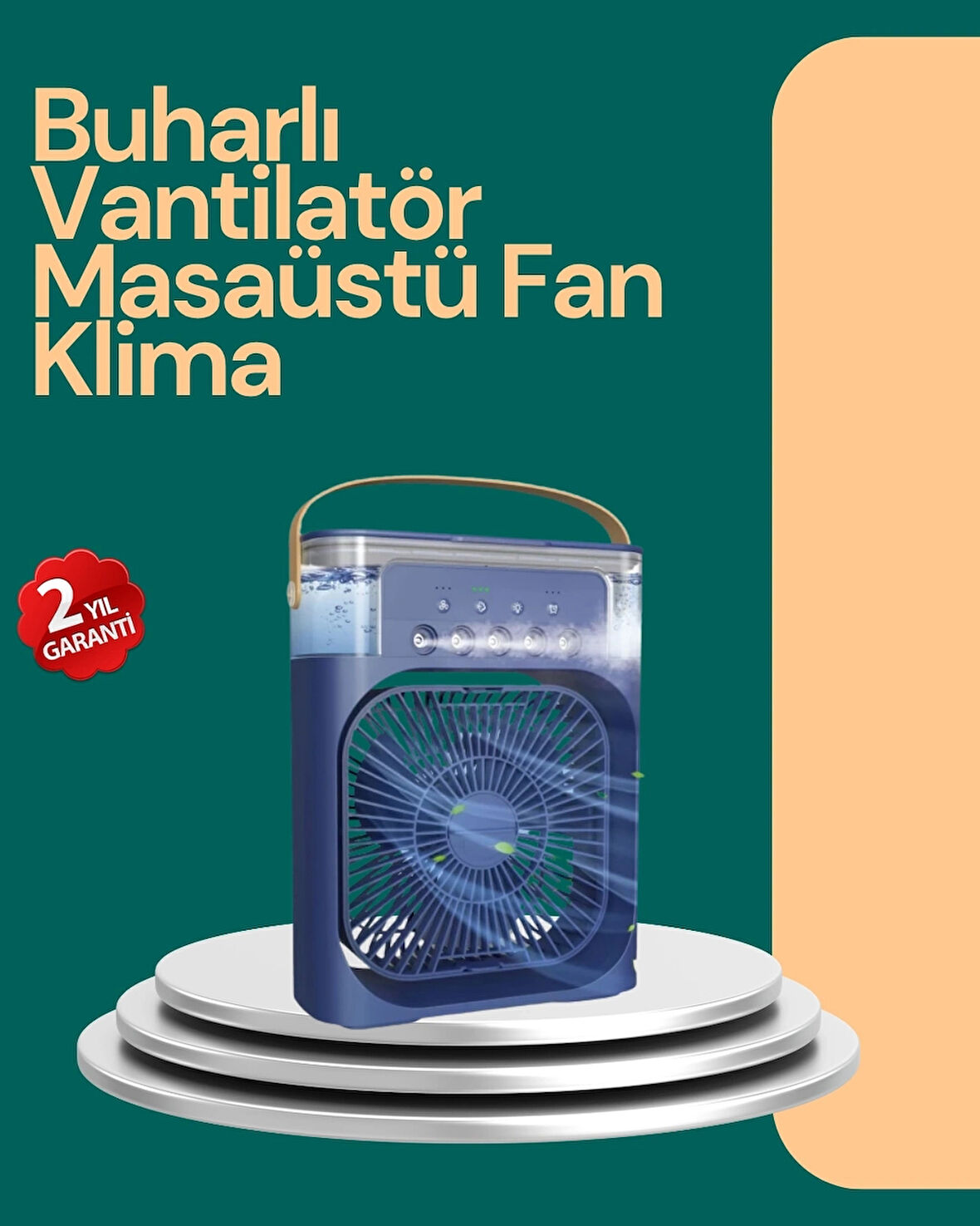 CEYLAN ADAM Modern Tasarımlı Kompakt ve Güçlü Hava Üfleyen Fan