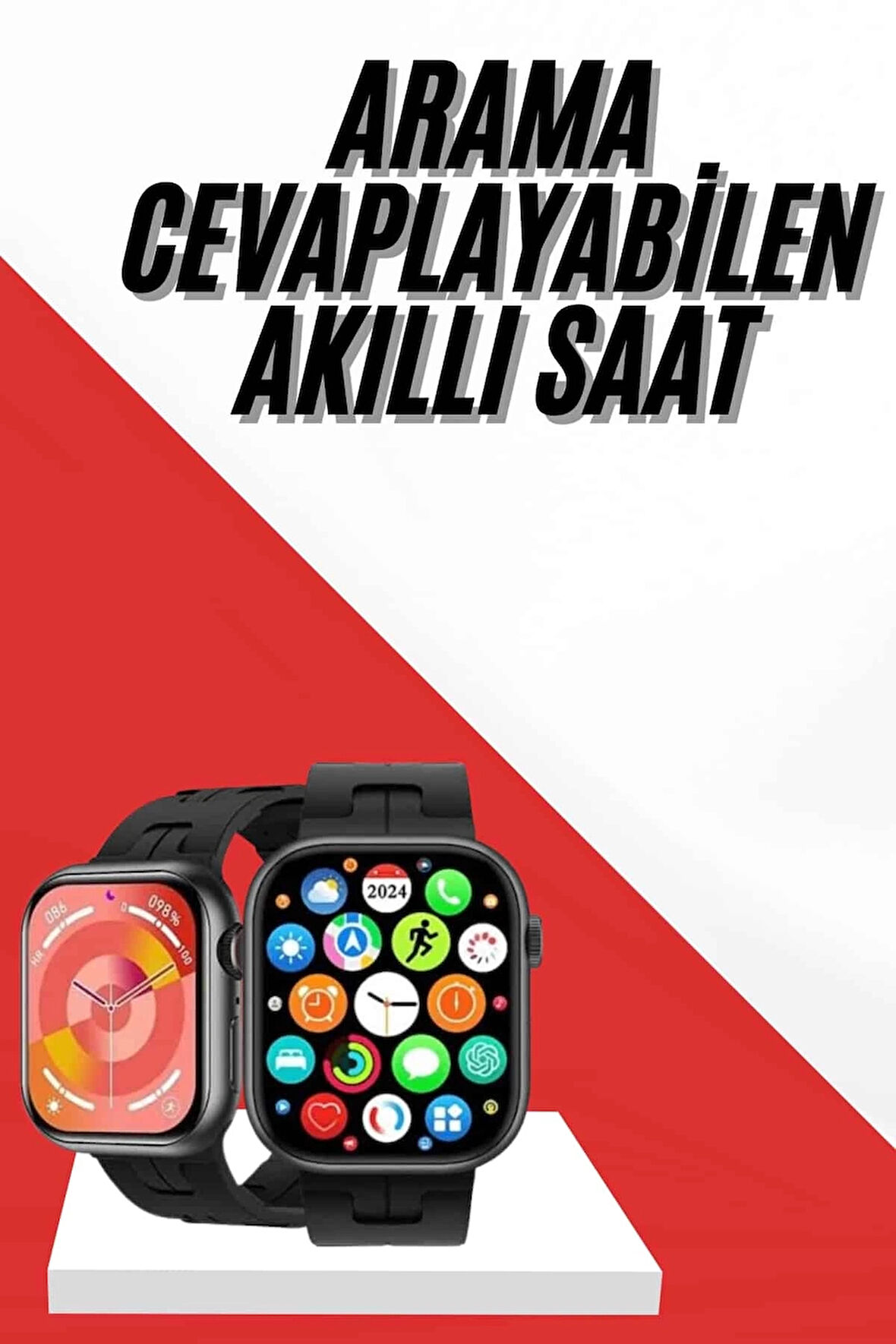 CEYLAN ADAM Yeni Nesil Akıllı Saat Amoled Ekran Yüksek Çözünürlüklü 41 mm Kasa