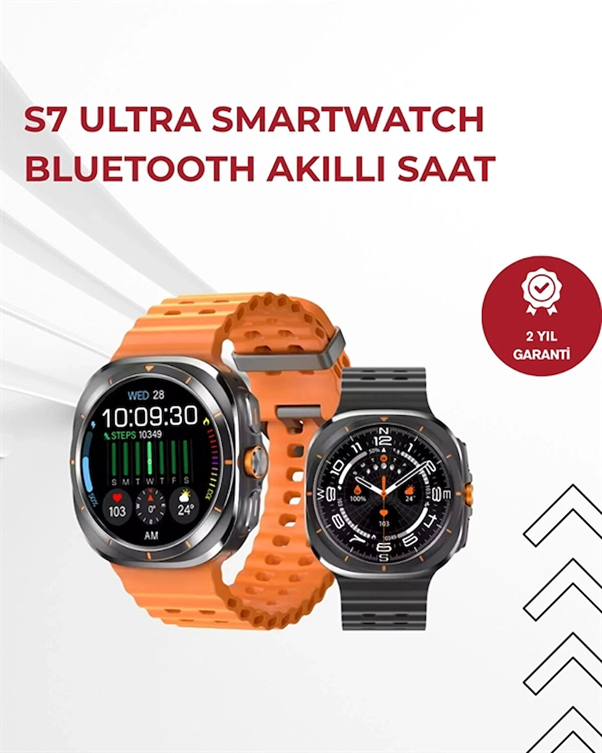 CEYLAN ADAM Toza ve Suya Dayanıklı Unisex Akıllı Saat | Renkli Ekran | Mikrofonlu Model