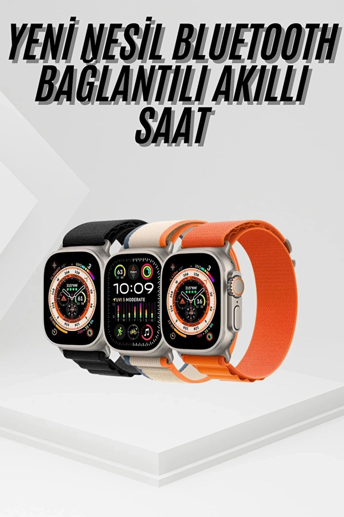CEYLAN ADAM 2025 Yeni Model Akıllı Saat Android ve İOS Uyumlu Çağrı Cevaplama