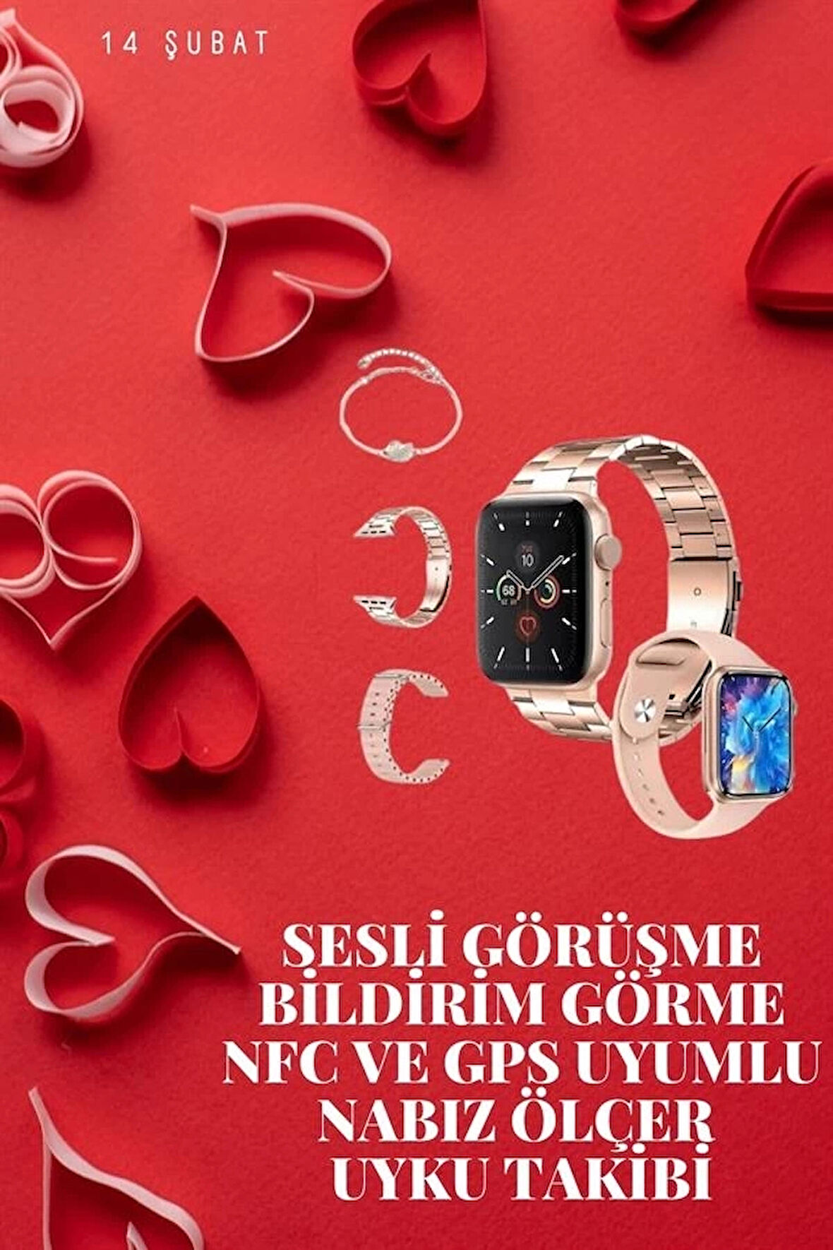 CEYLAN ADAM Sevgiliye Özel Yeni Nesil Akıllı Saat Çiftlere Özel Kampanya Çift Saatleri