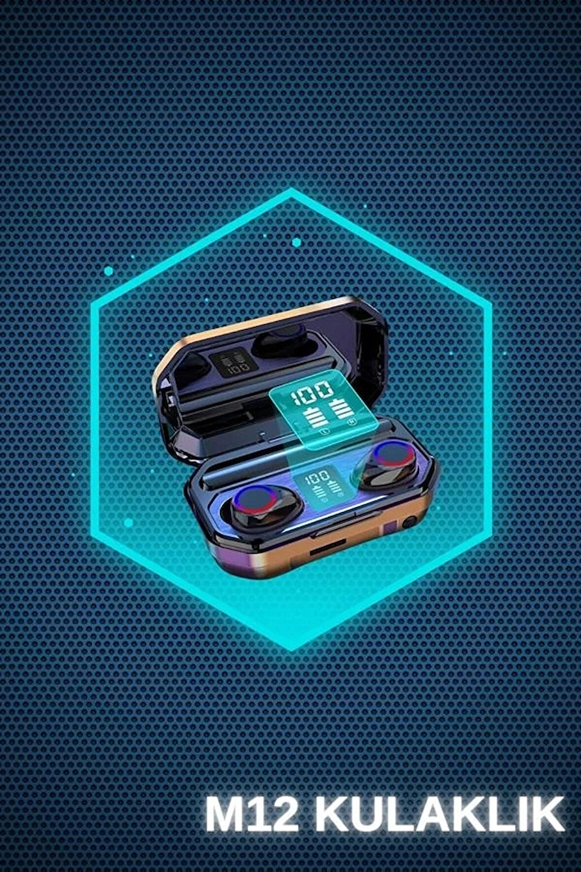 CEYLAN ADAM Kadınlar İçin 3 Kordonlu Akıllı Saat ve Dijital Göstergeli Powerbankli Bluetooth Kulaklık Dokunmatik Kontrol