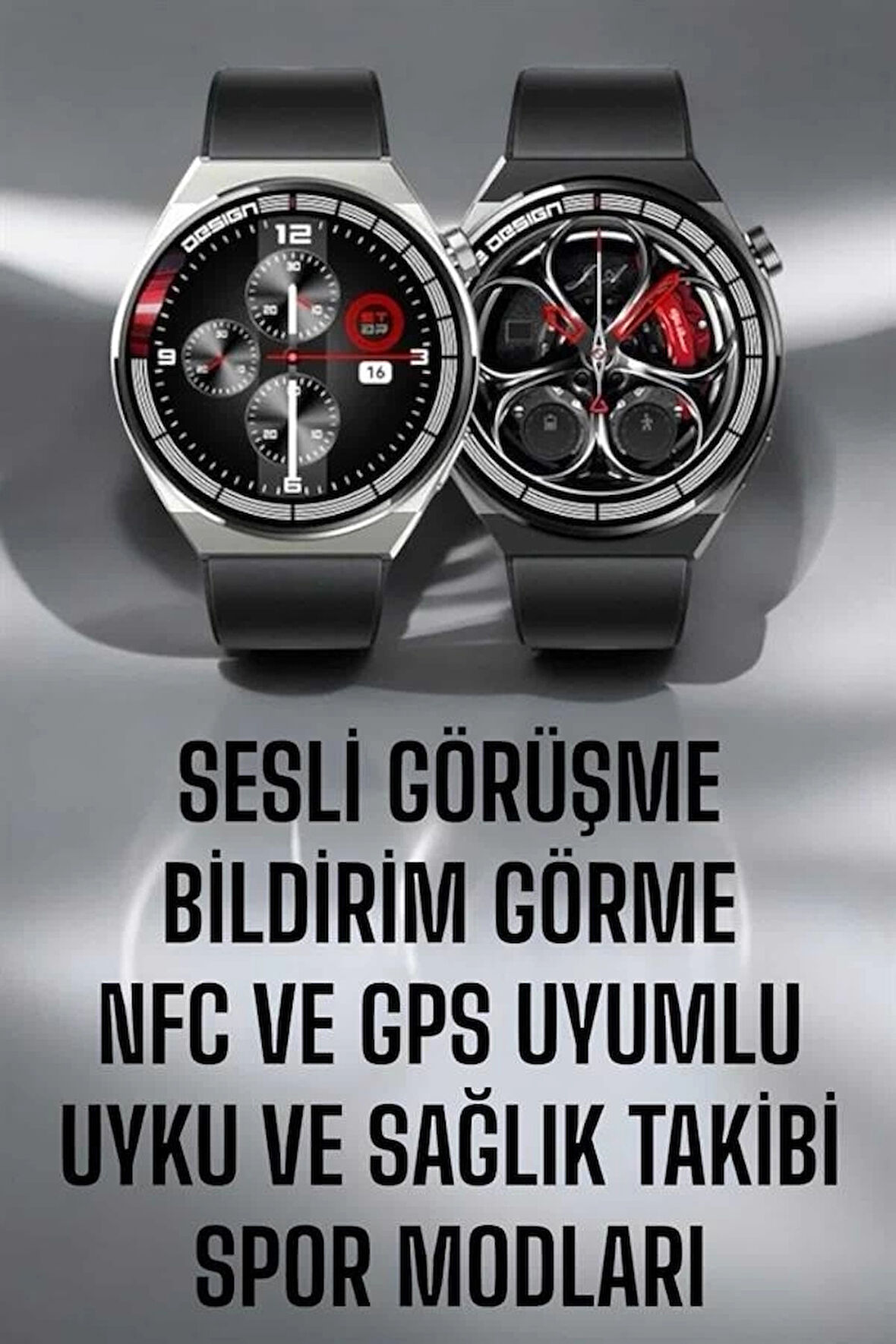 CEYLAN ADAM Akıllı Saat GPS VE NFC Özelliği Sesli Görüşme Dokunmstik Ekran