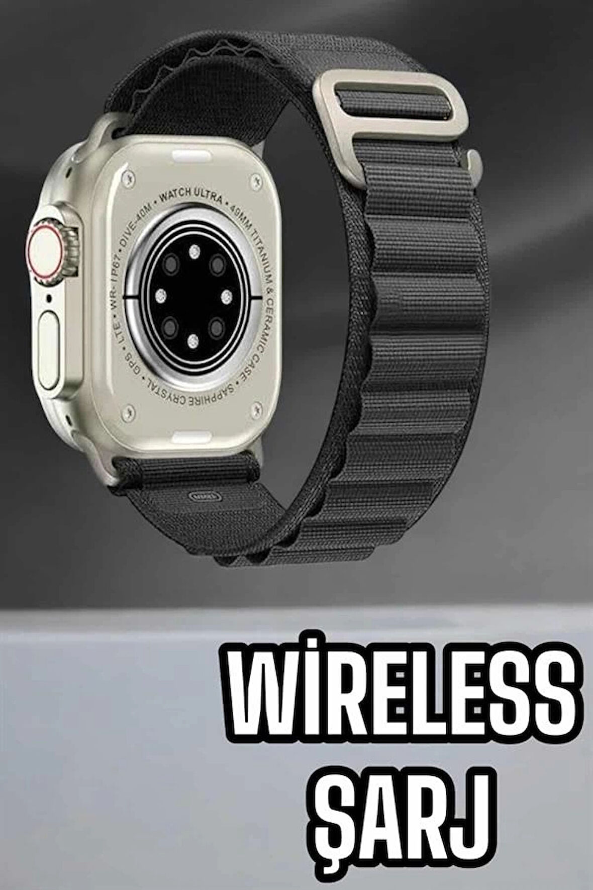 CEYLAN ADAM Akıllı Saat NFC ve GPS Uyumlu Uyku ve Sağlık Takibi Sesli Görüşme