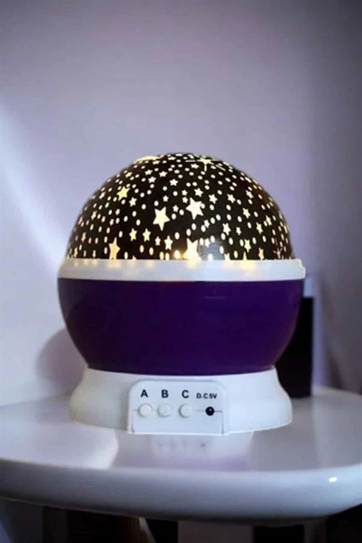 CEYLAN ADAM Yıldızlı Gökyüzü Projeksiyon Gece Lambası Hareketli Işık Şovu