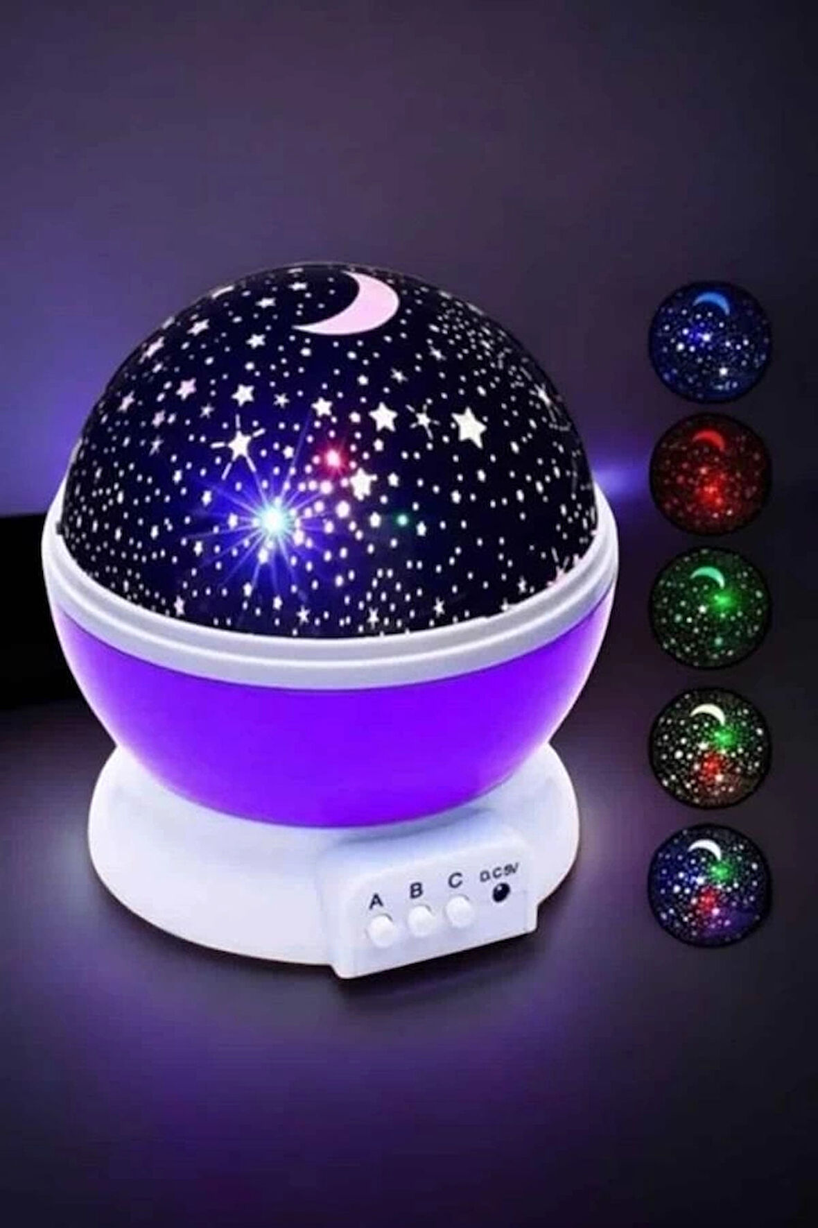 CEYLAN ADAM Mavi ve Mor Işıklı Star Master Projeksiyon Lambası