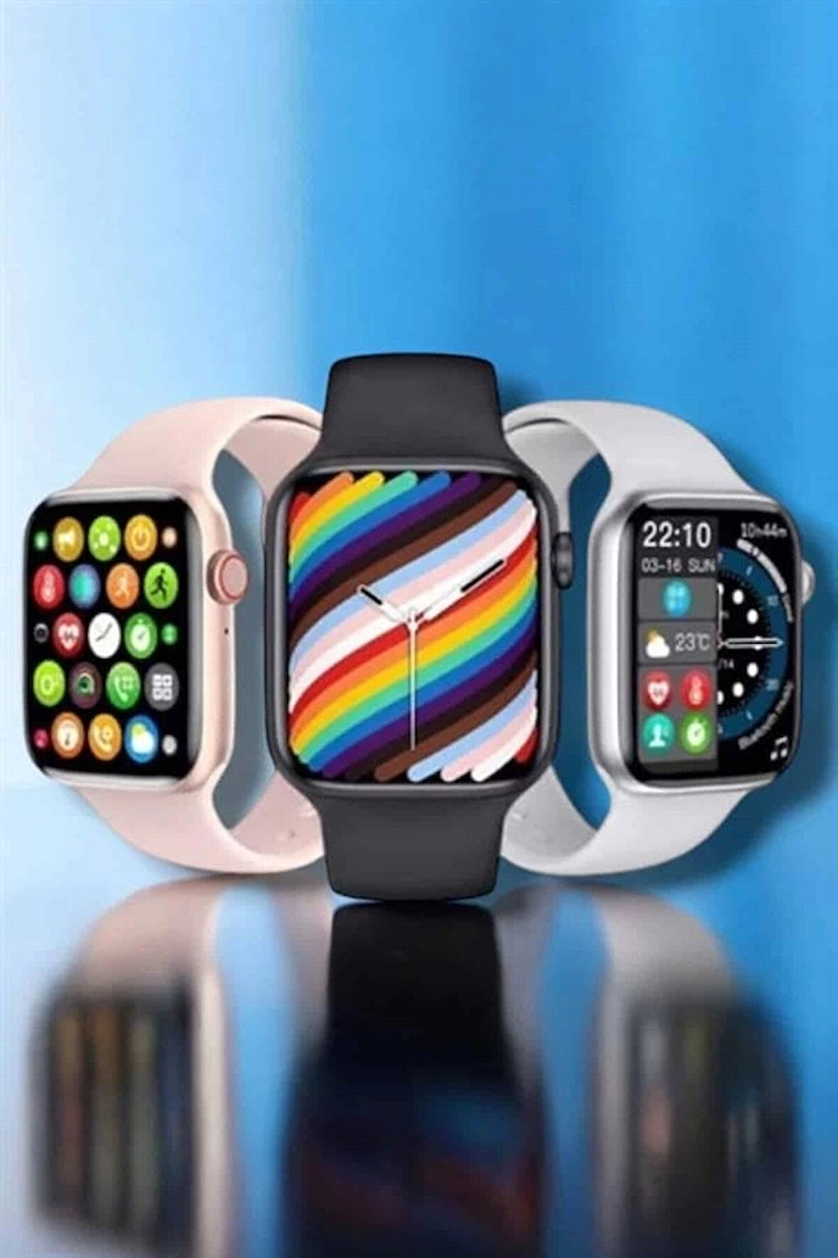 CEYLAN ADAM Akıllı Saat iOS ve Android ile Uyumlu Şık ve Çok Fonksiyonlu