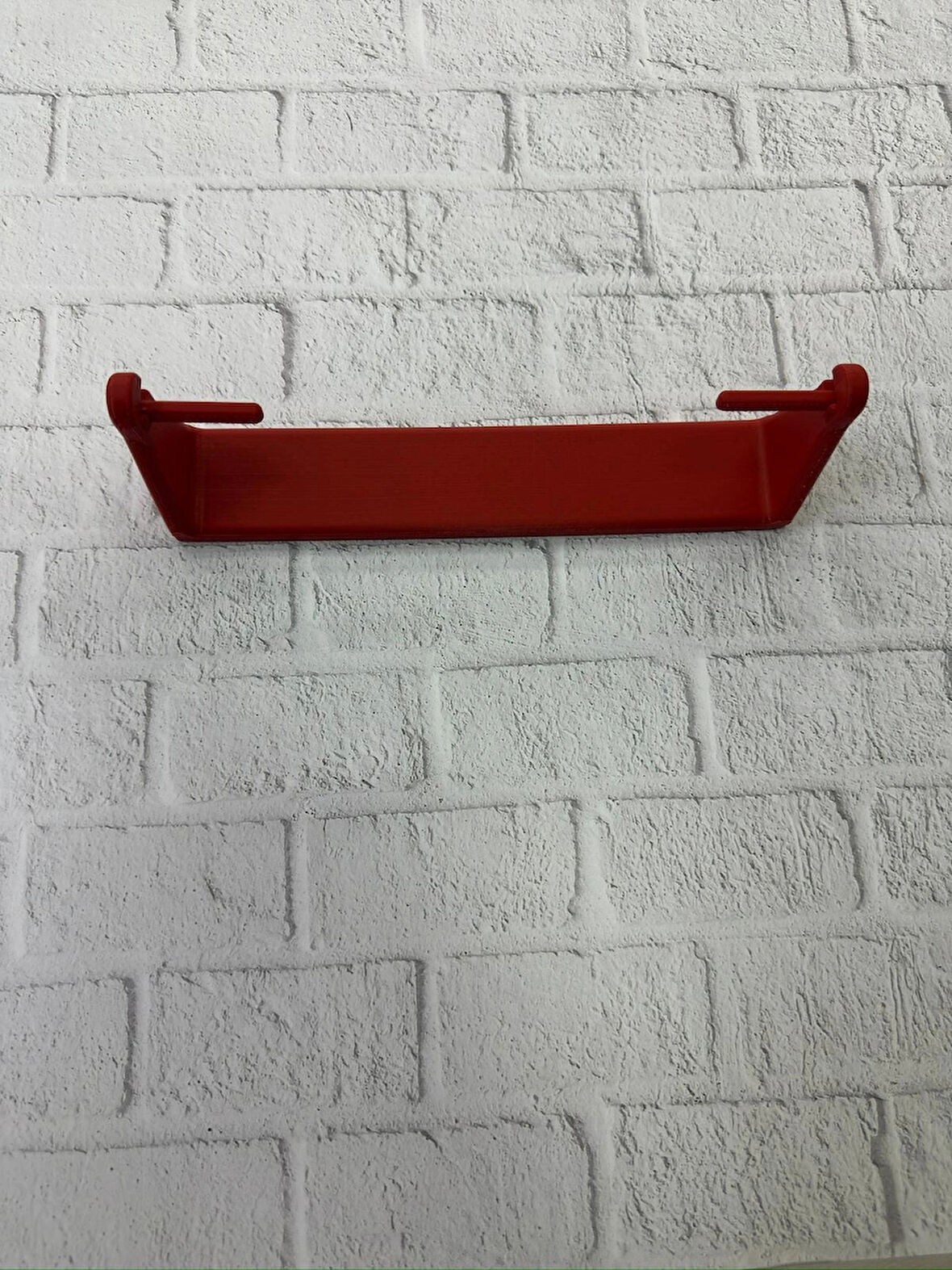 CEYLAN ADAM Kırmızı Peçete Tutucu Duvara Monte Pratik Kağıt Havlu Askısı